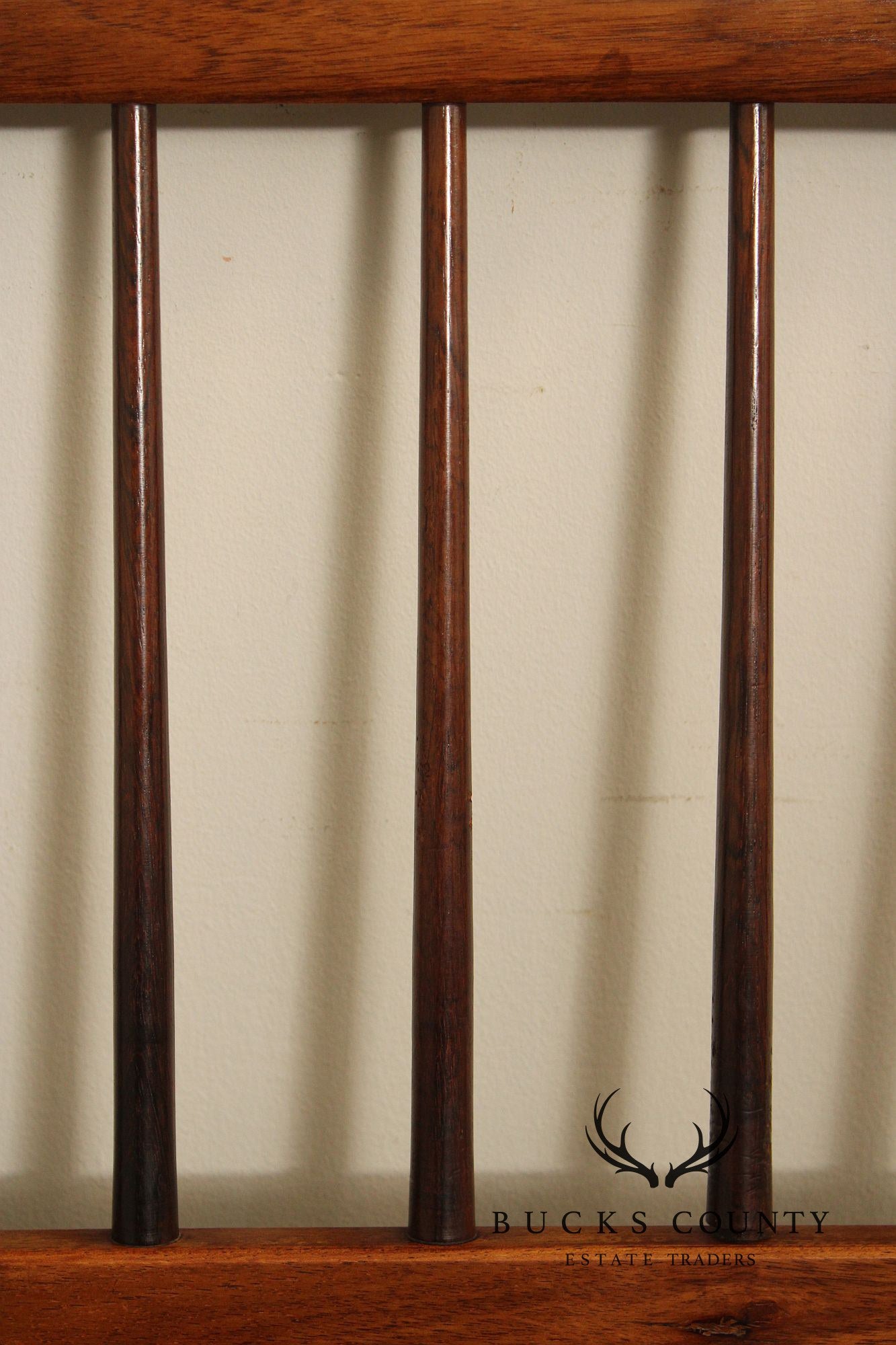 Thomasville Mid Century Modern Black Walnut Full Size Headboard