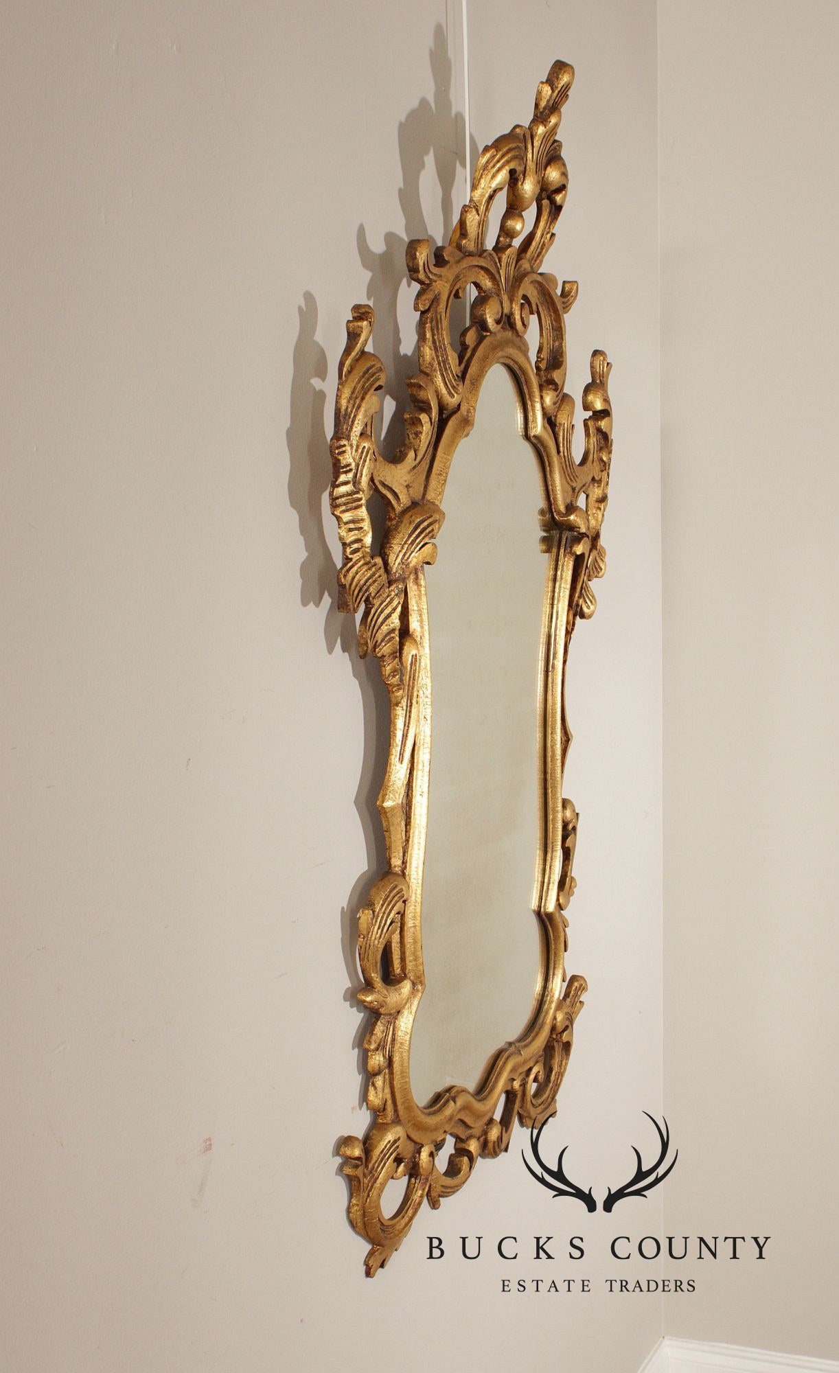 Francisco Hurtado Rococo Style Giltwood Wall Mirror