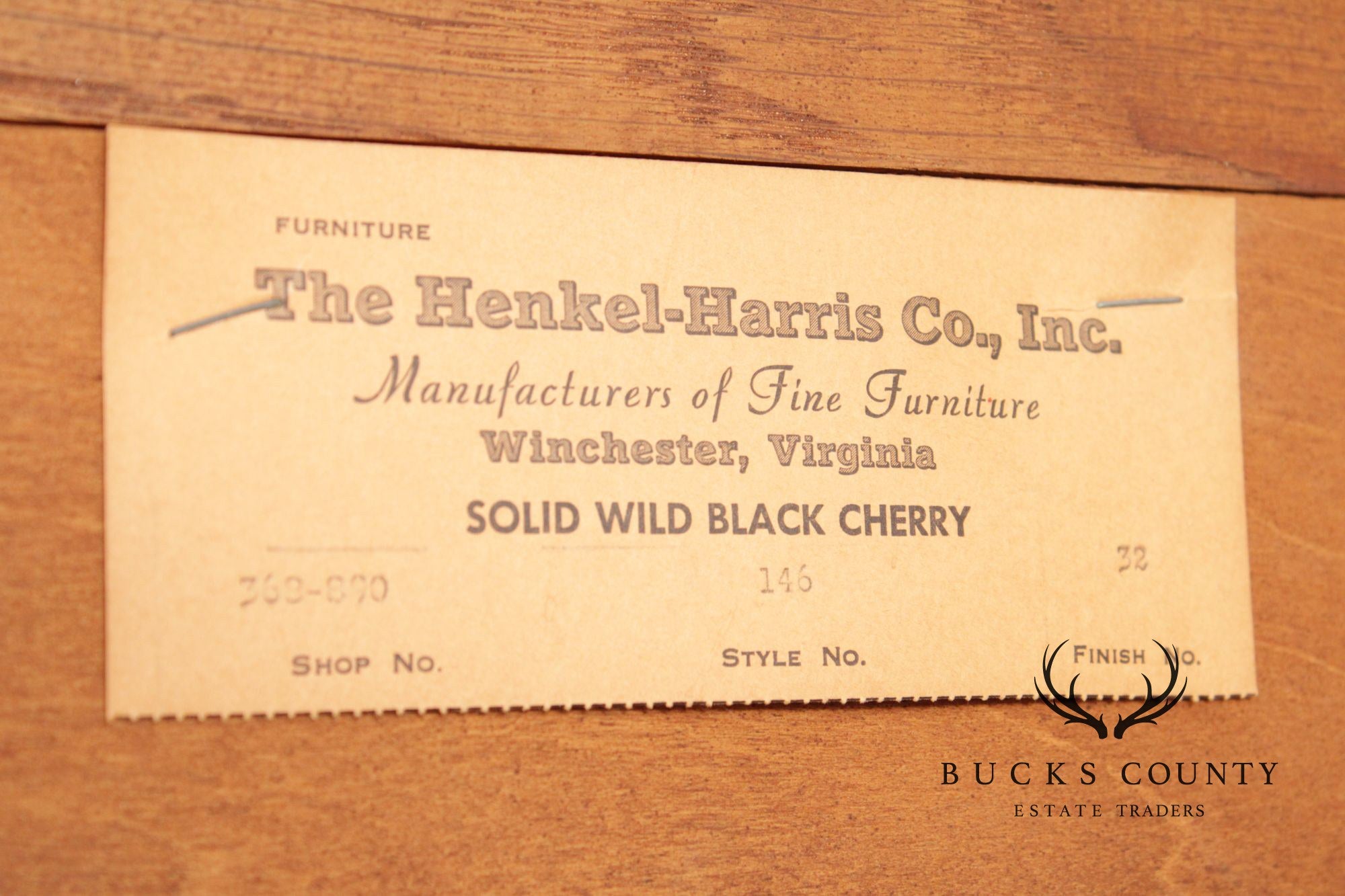 Henkel Harris Queen Anne Style Cherry Highboy