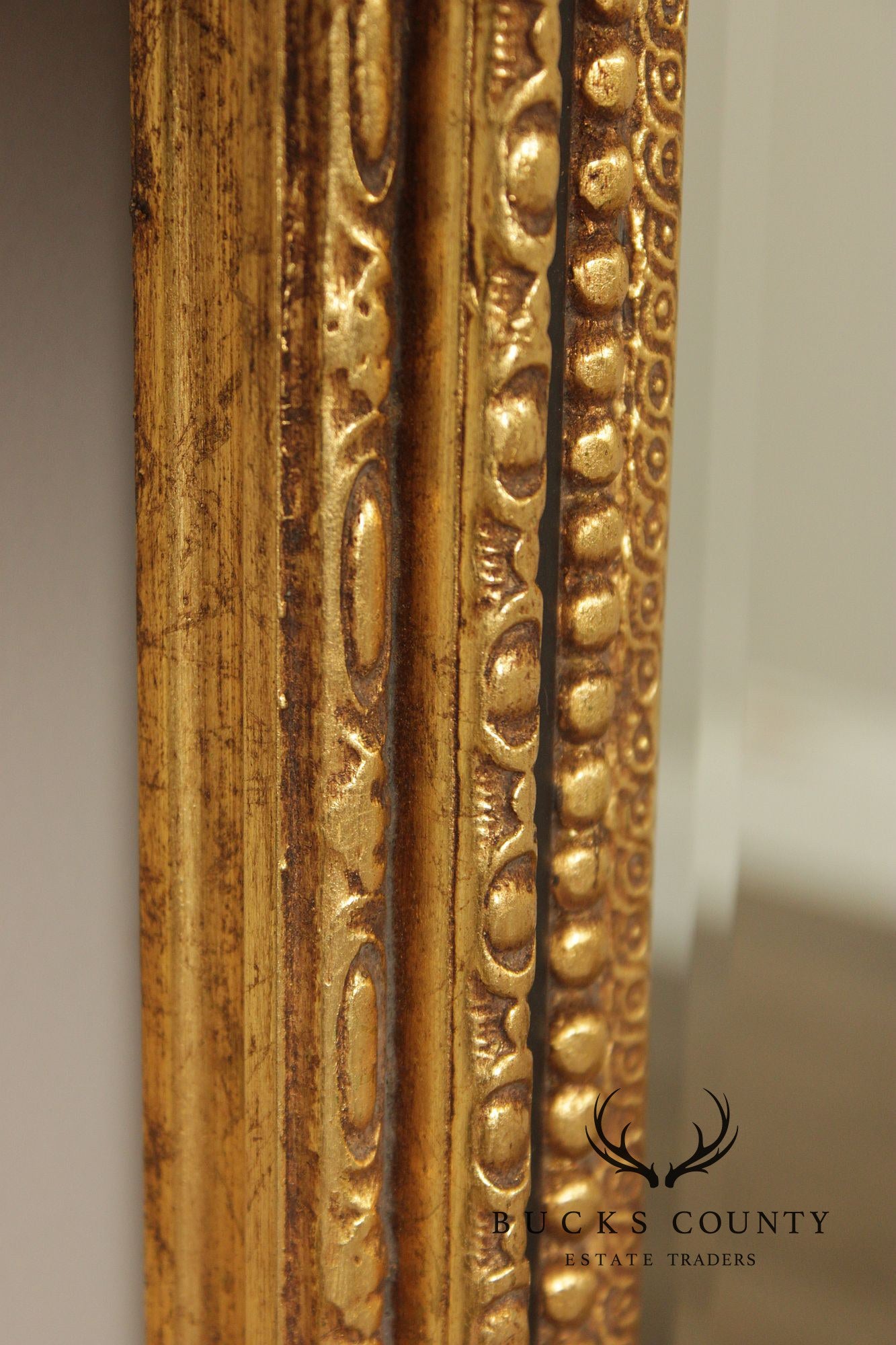 Friedman Brothers 'Malabar' Partial Gilt Frame Wall Mirror