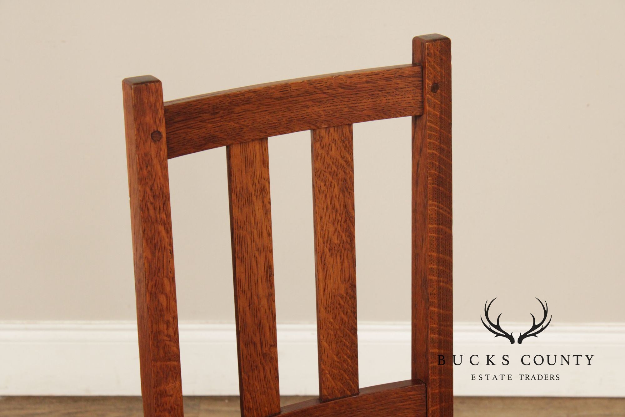Limbert Mission Oak Desk Chair