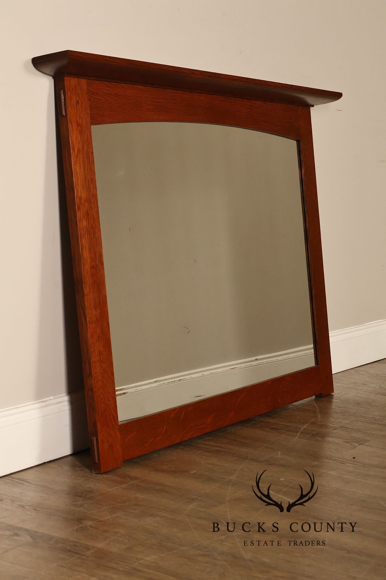 Stickley Mission Collection Oak Wall Mirror