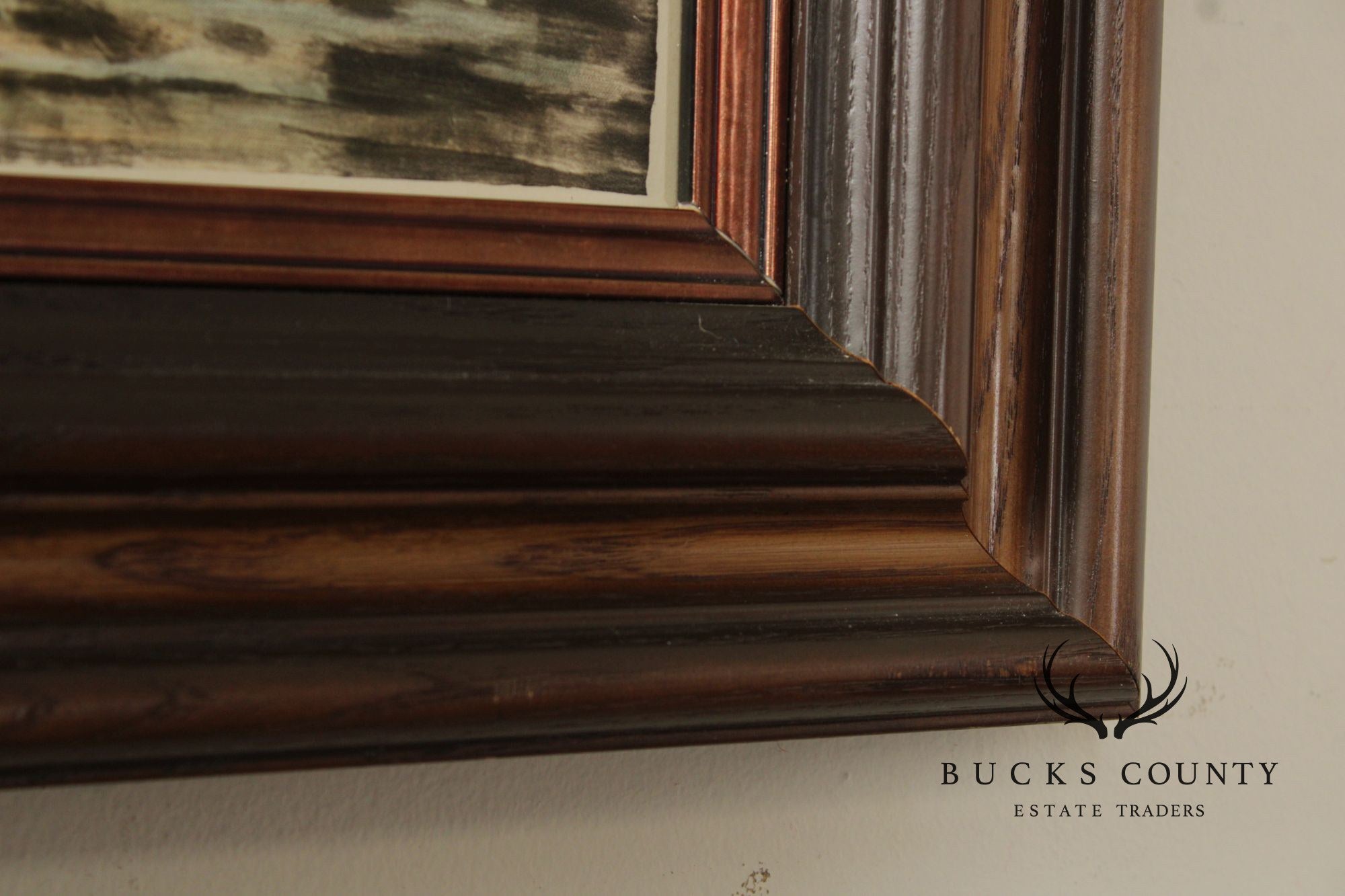 D.F. Thomson English Hunt Print, 'Home by the Ferry'