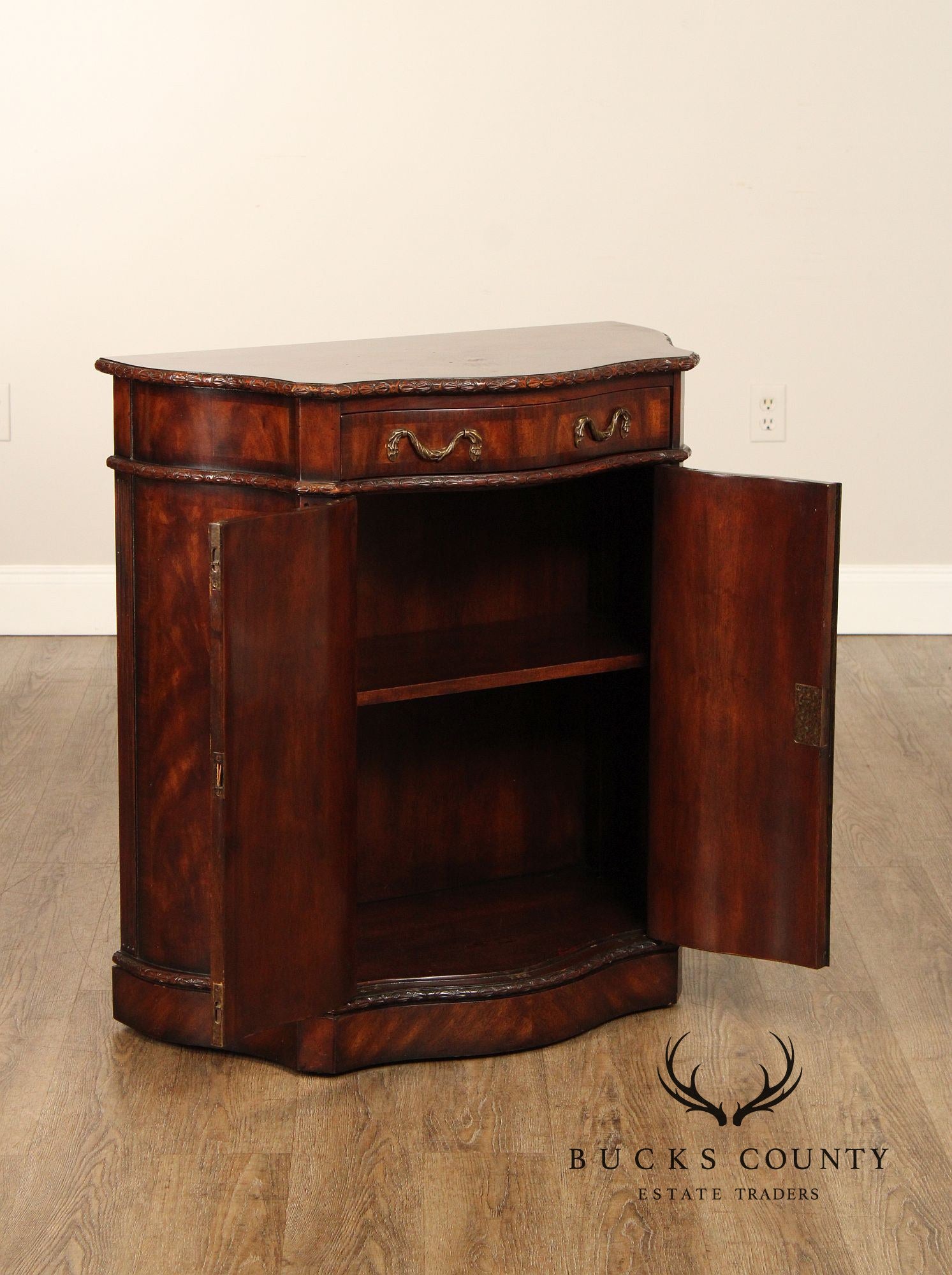 Theodore Alexander Regency Style Mahogany Cabinet