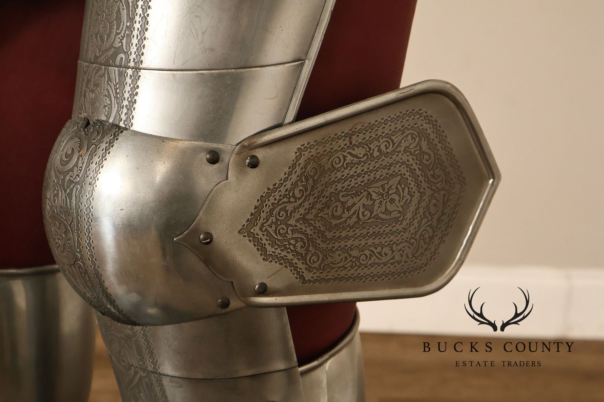 Marto Toledo Spanish Engraved Full Suit of Armor with Sword