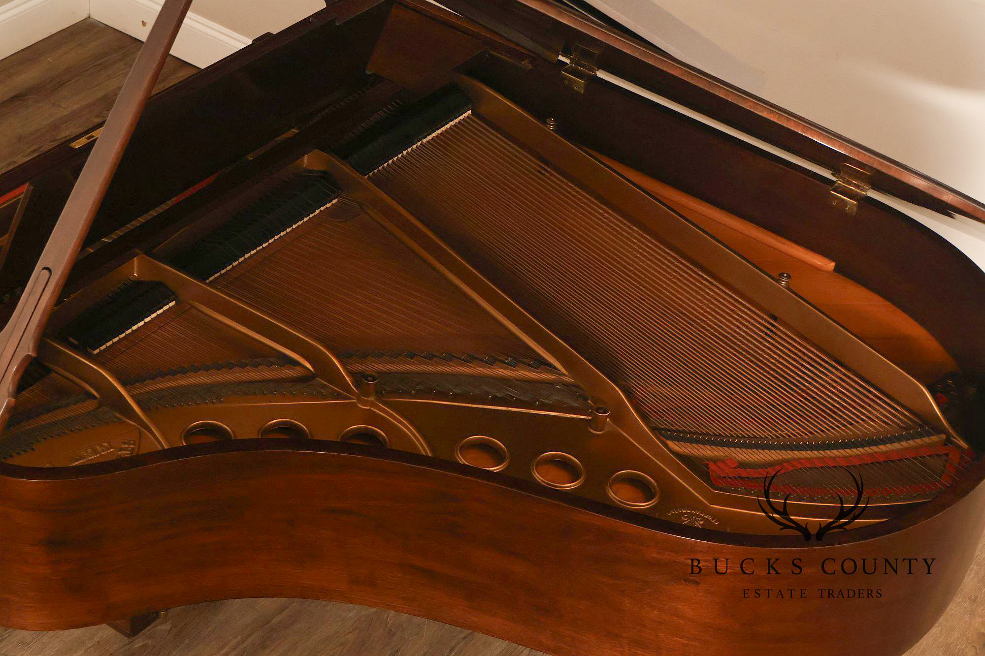 1929 Steinway & Sons Model M Vintage Walnut Grand Piano With Bench