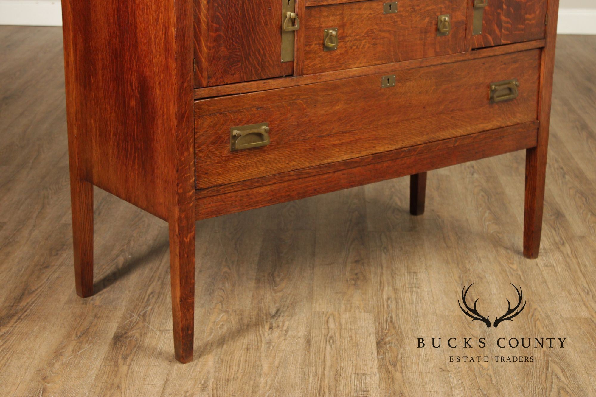 Leavens Furniture Antique Mission Oak Sideboard