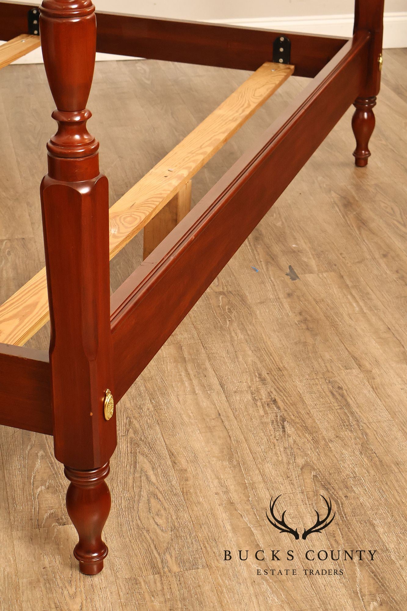Henkel Harris Solid Cherry King Four Poster Bed