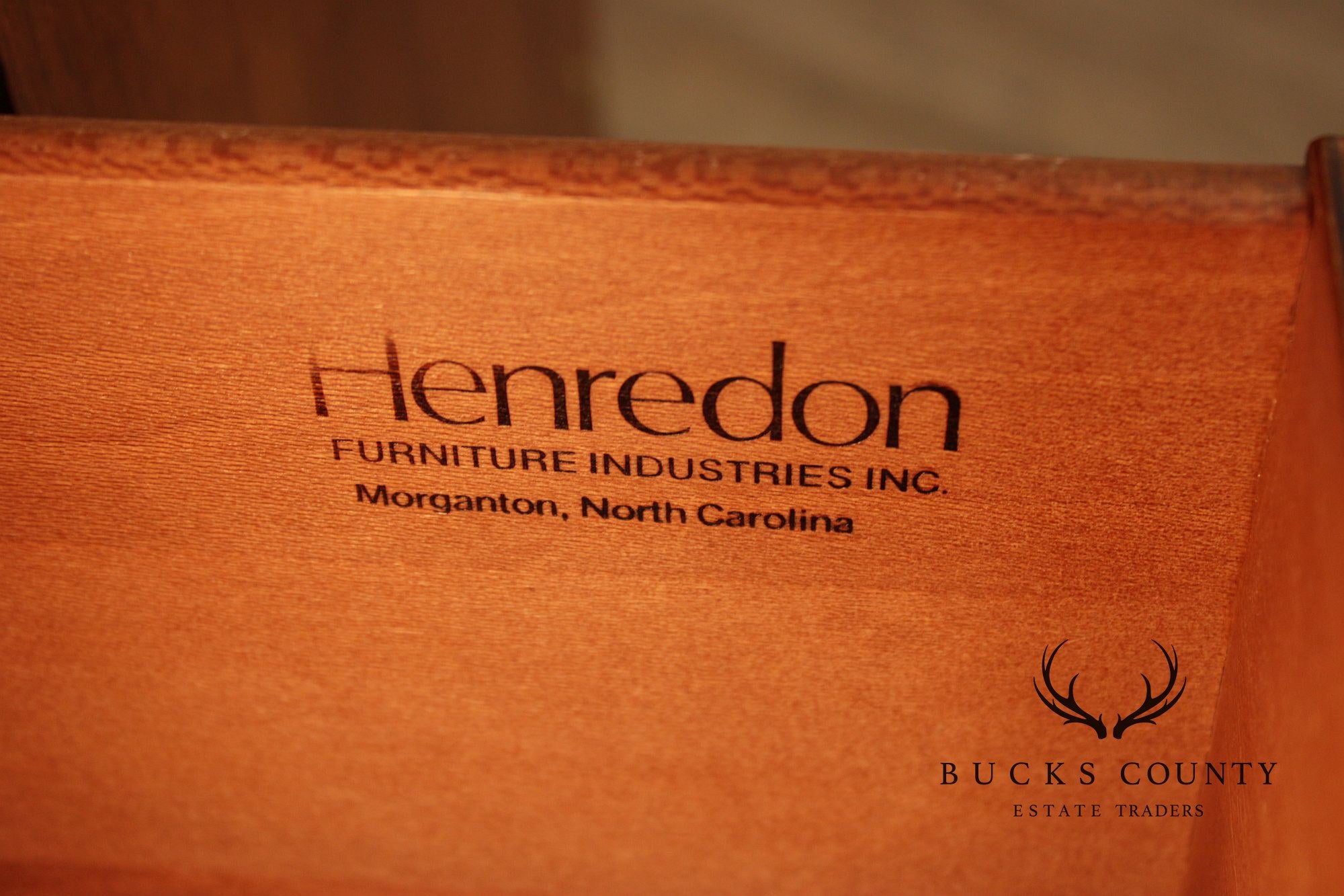 Henredon 'Scene One' Pair of Campaign Style Bedroom Armoire Cabinets
