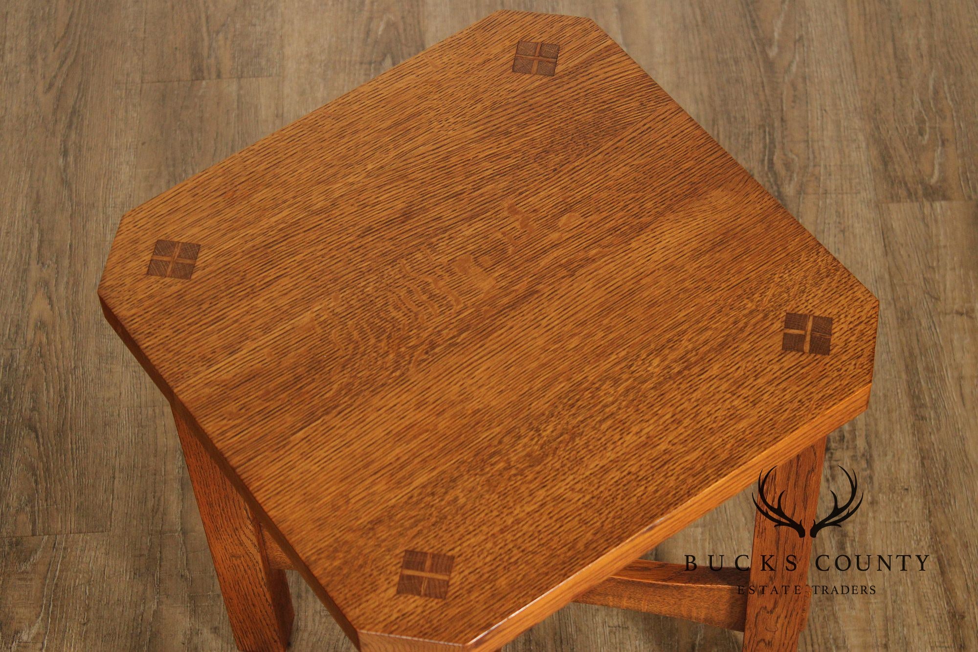 Stickley Mission Collection Oak Tabouret