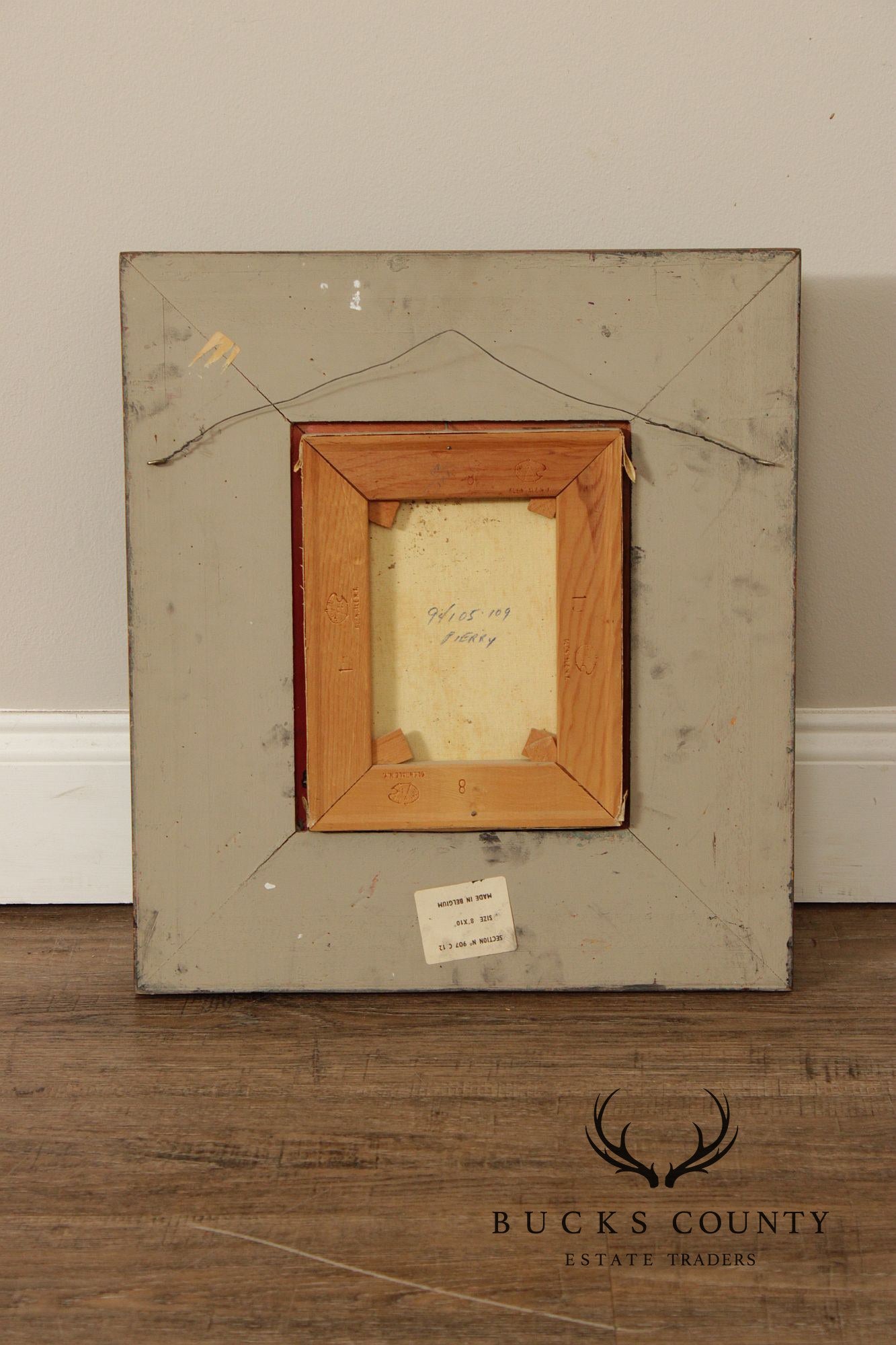 Artist Signed Belgian Floral Still-Life Painting