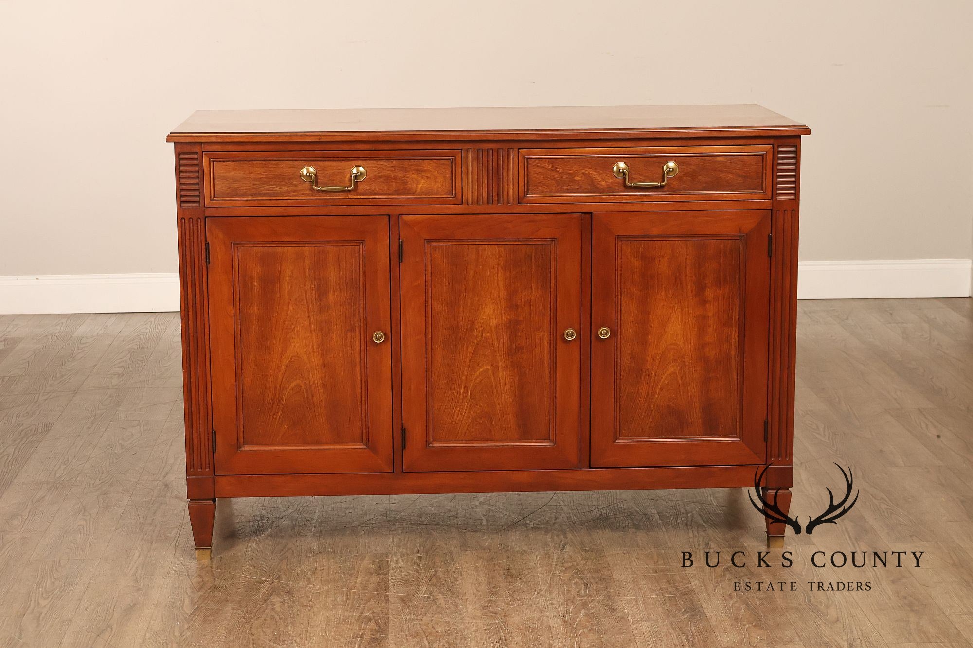 Kindel Directoire Style Vintage Fruitwood Buffet Sideboard