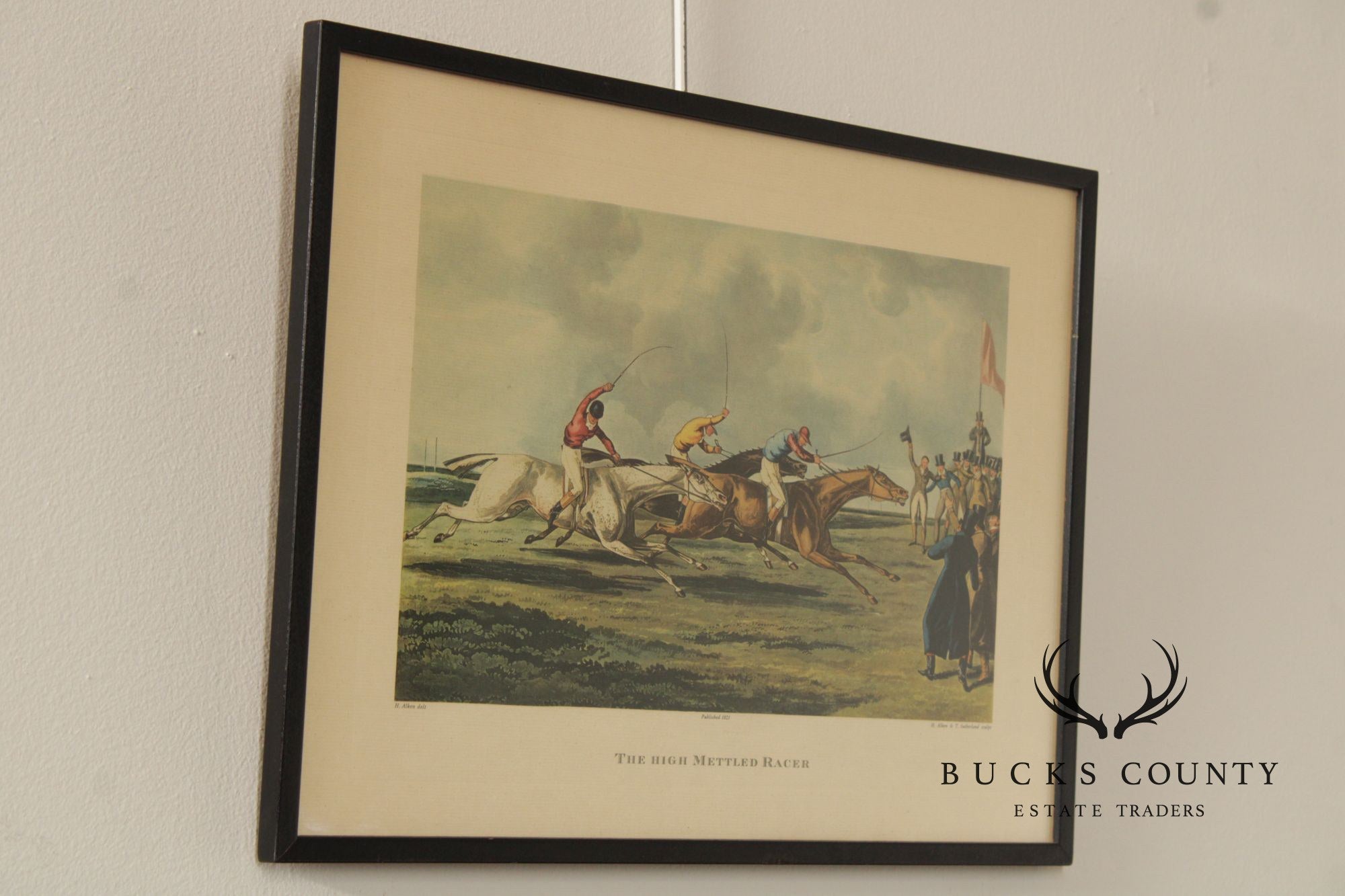 Henry Thomas Alken Vintage Pair of Framed English Hunt Prints
