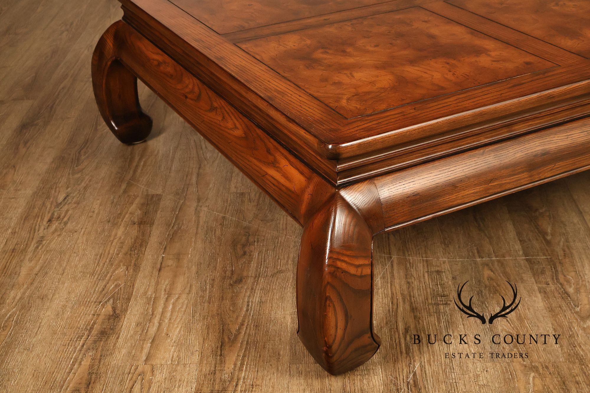 Henredon Artefacts Asian Burlwood Ming Style Coffee Table