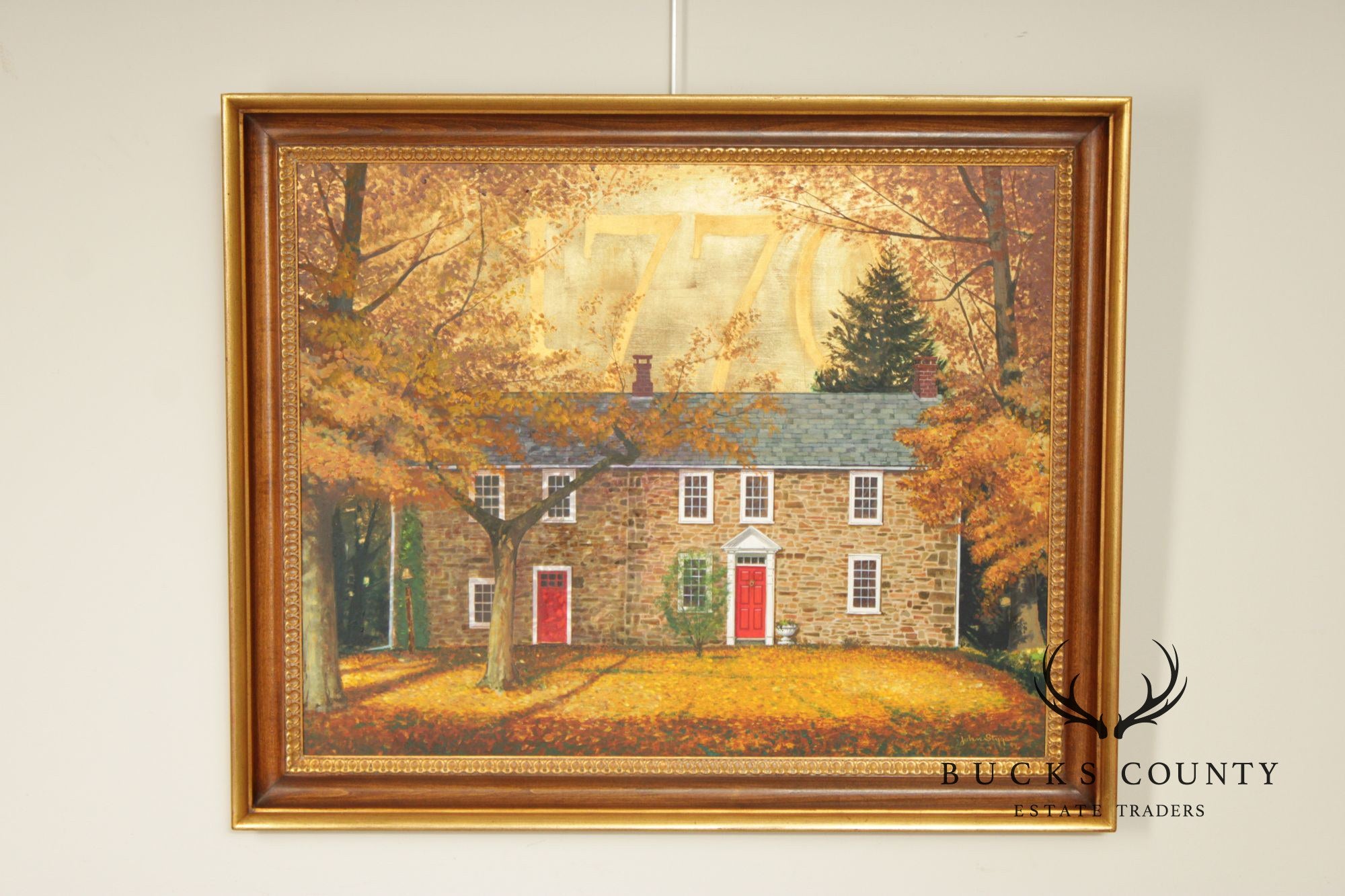 John Styga Oil Painting, 'The Clausen House'