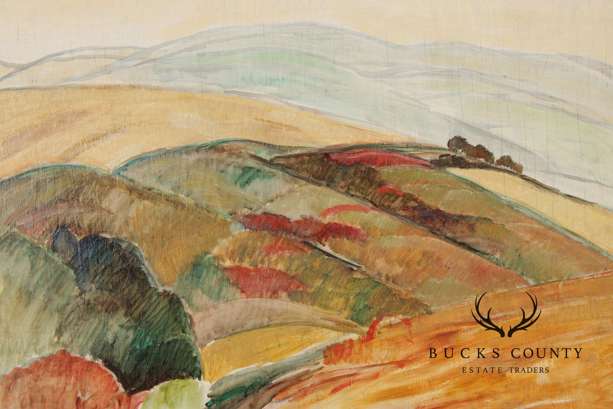 Elizabeth Grandin Oil on Board Landscape