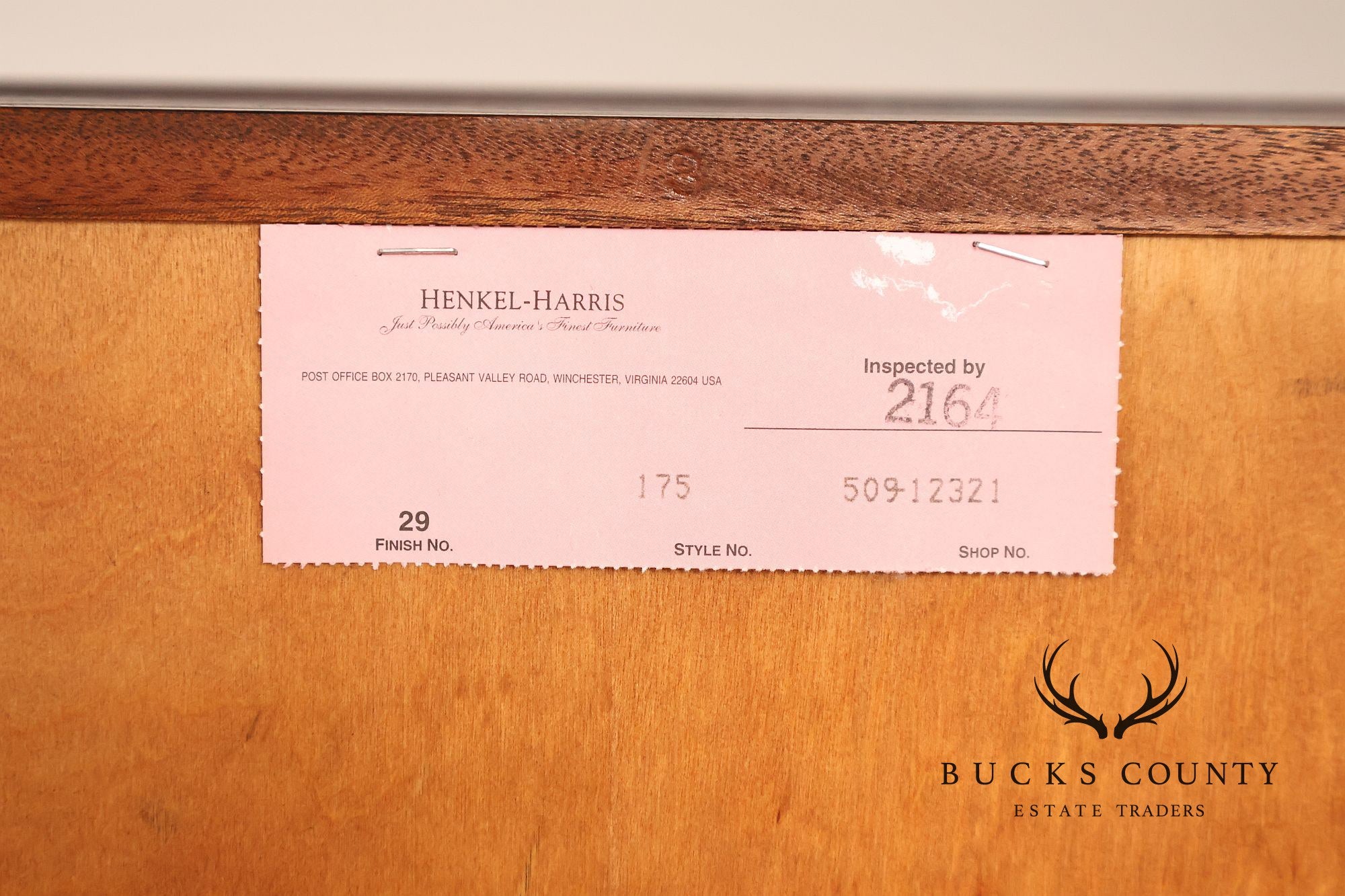 Henkel Harris Chippendale Style Mahogany Tall Chest