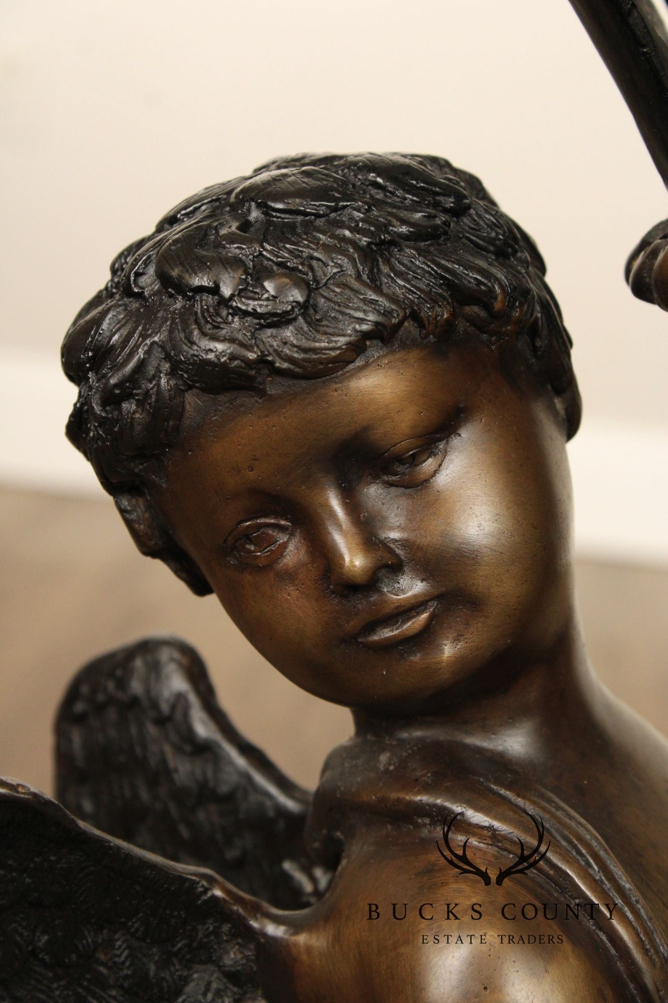 Italian Renaissance Style Bronze Cherub Table Base