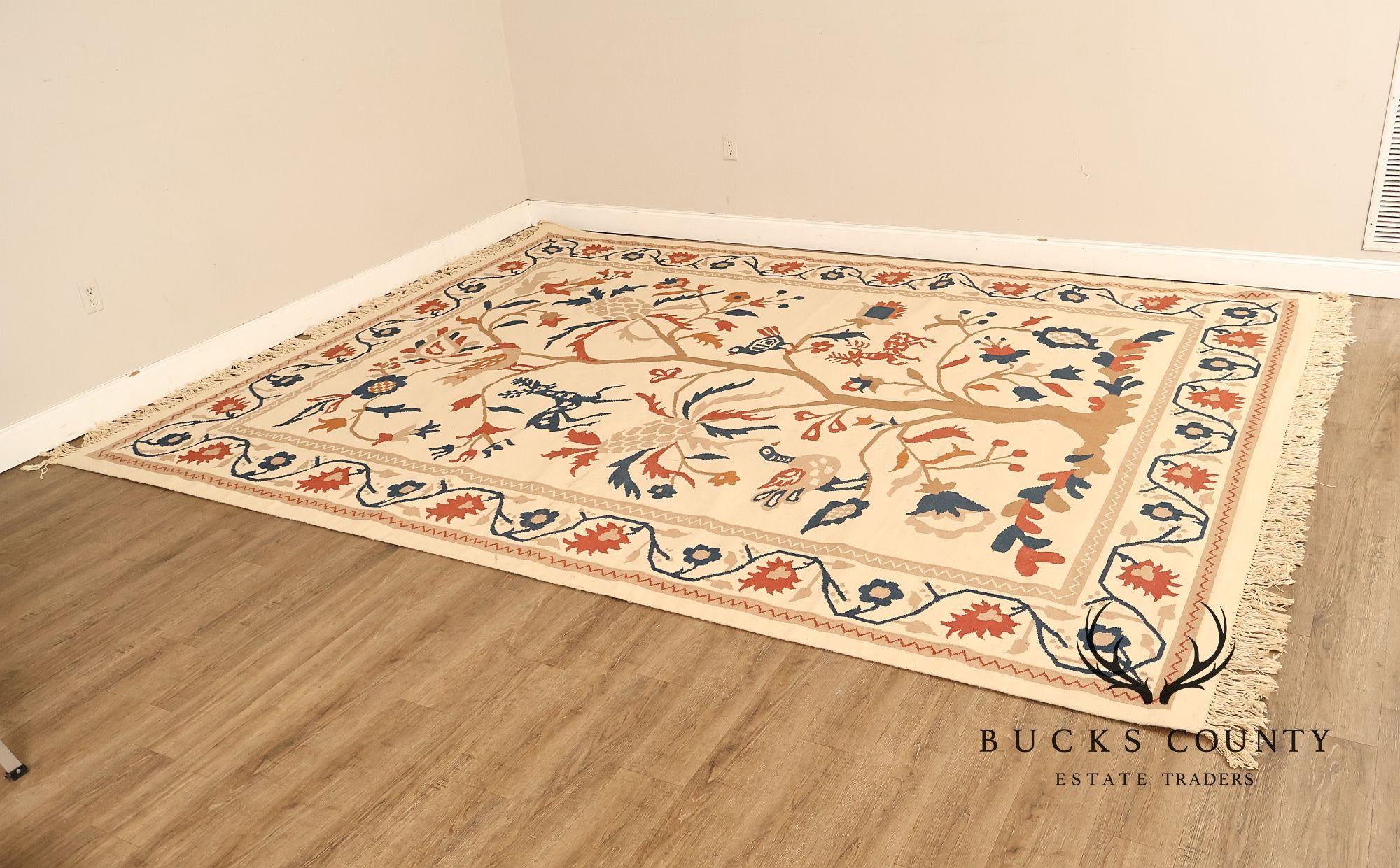 Capel Folk Art Style Tree of Life Area Rug