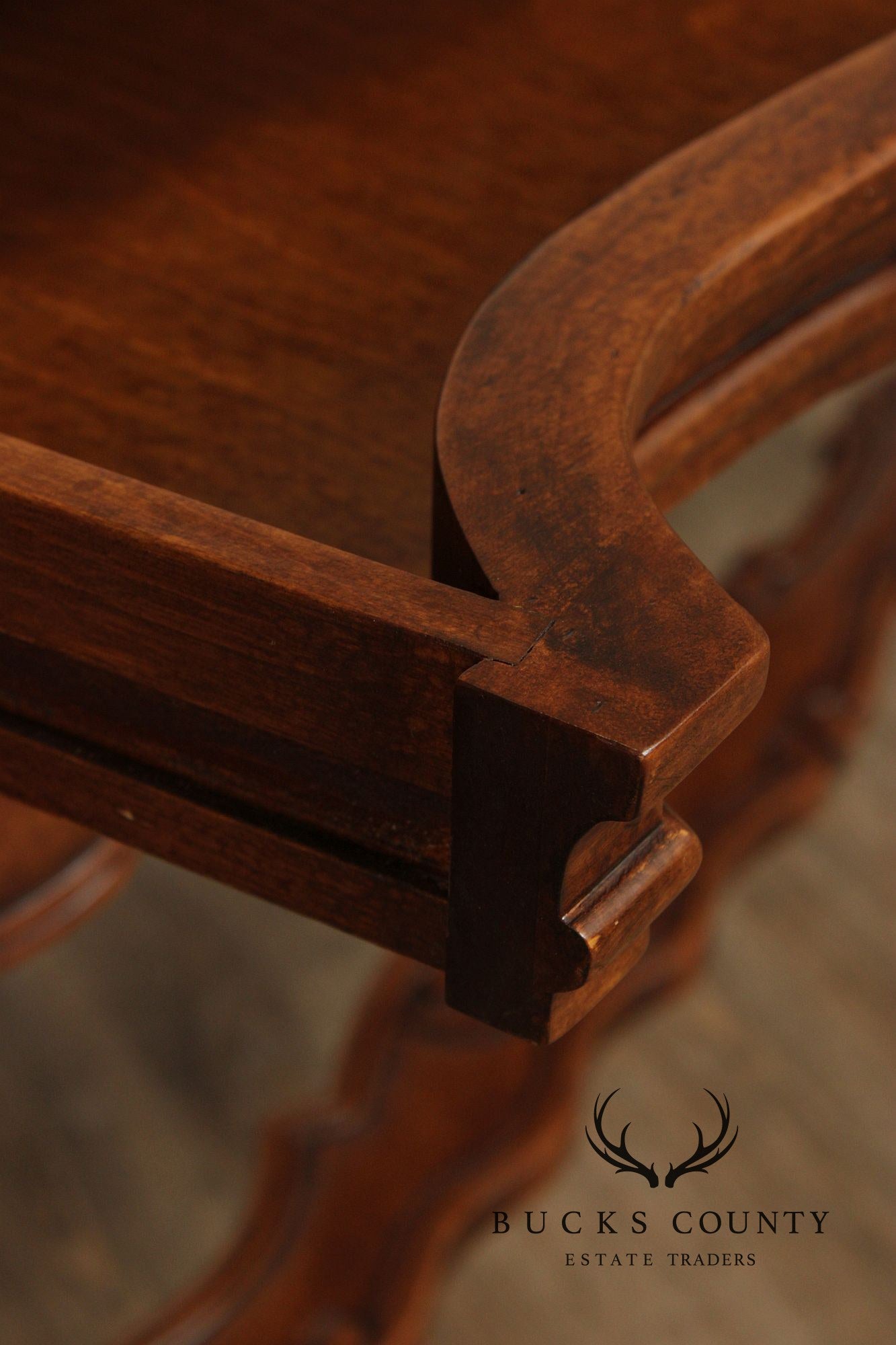 Italian Renaissance Style Burl Finish Sideboard Server