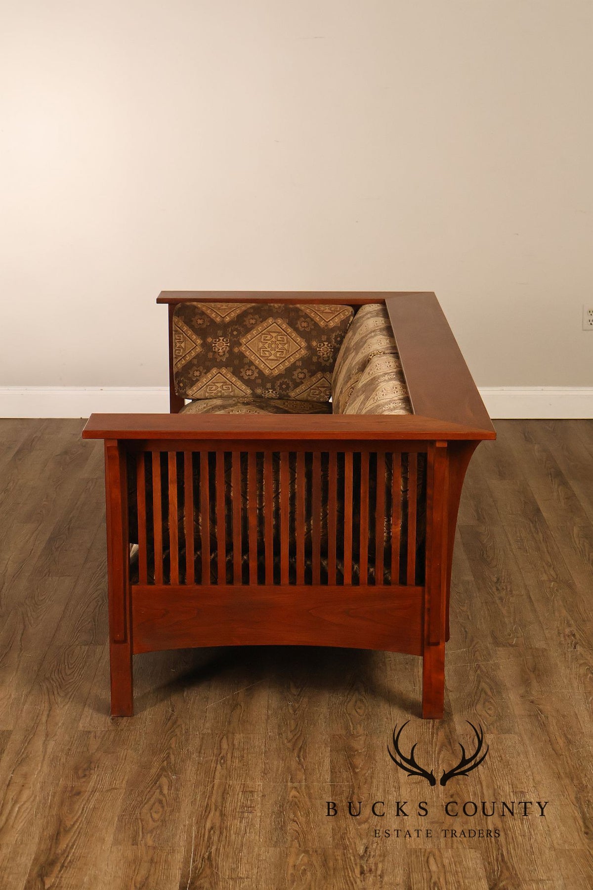 Stickley Mission Collection Cherry Prairie Settle
