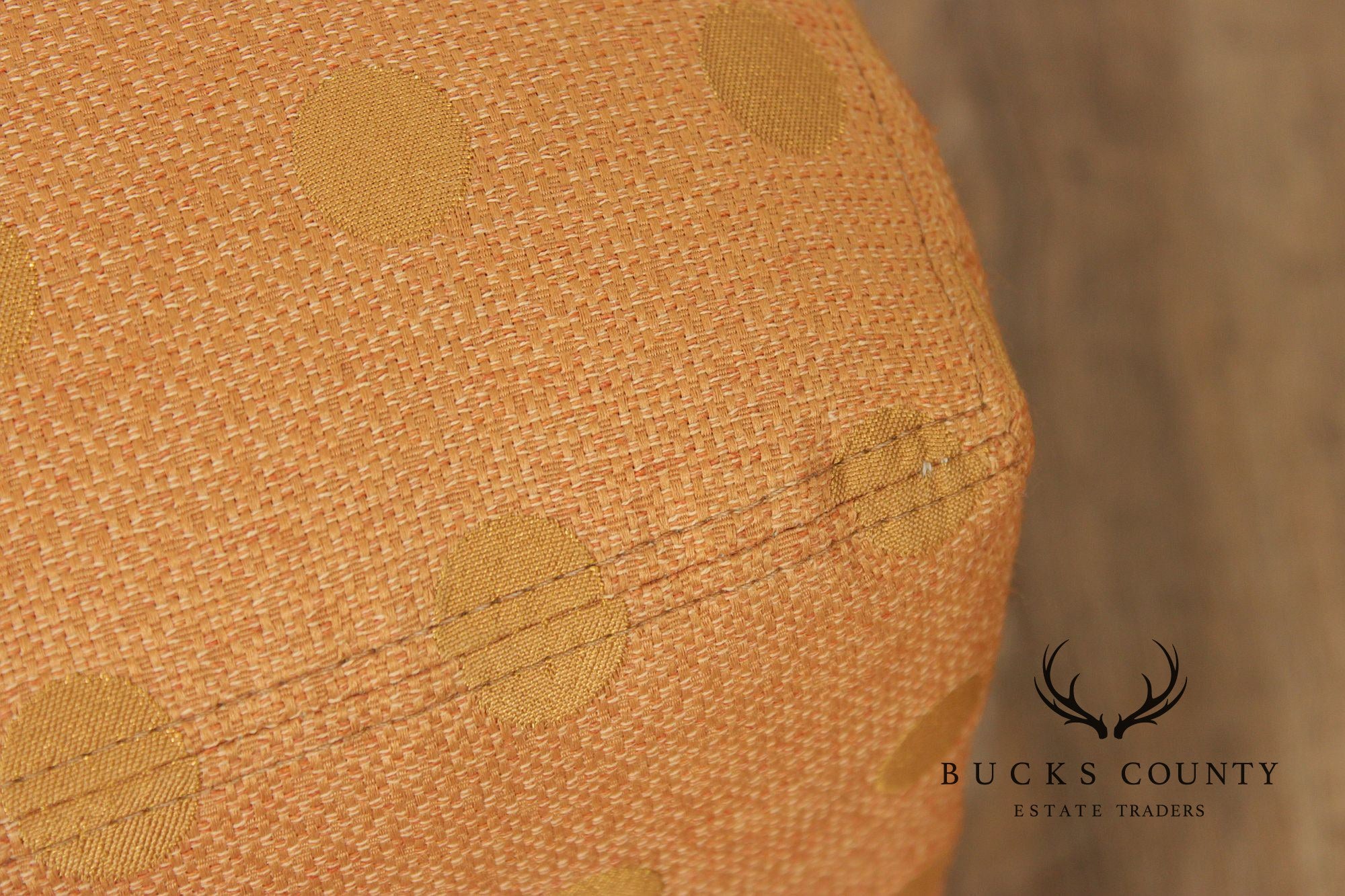 Pair of Upholstered Cube Ottomans