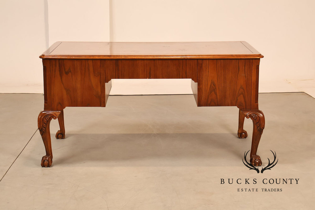 Hekman Georgian Style Oak Writing Desk