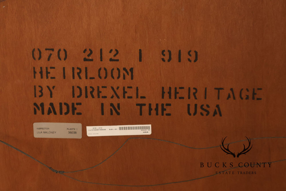 Drexel Heritage 'Heirloom' Georgian Style Mahogany Mirror