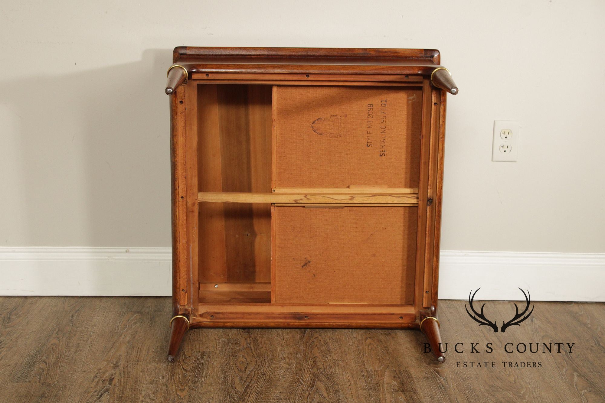 Lane Mid Century Modern Tile Top Walnut Coffee Table