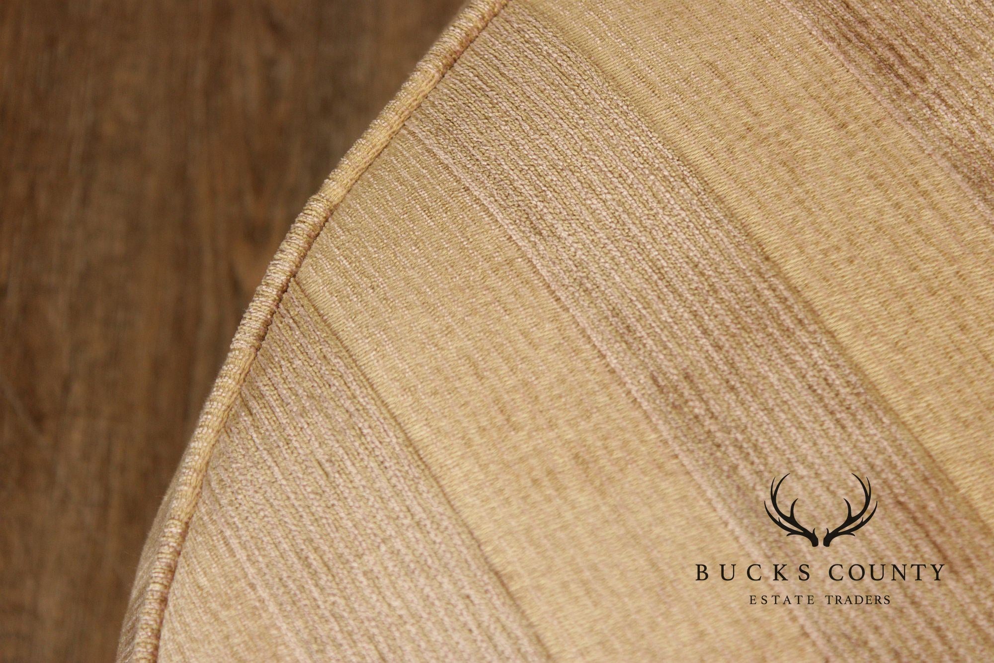 Lee Industries Striped Upholstered Ottoman