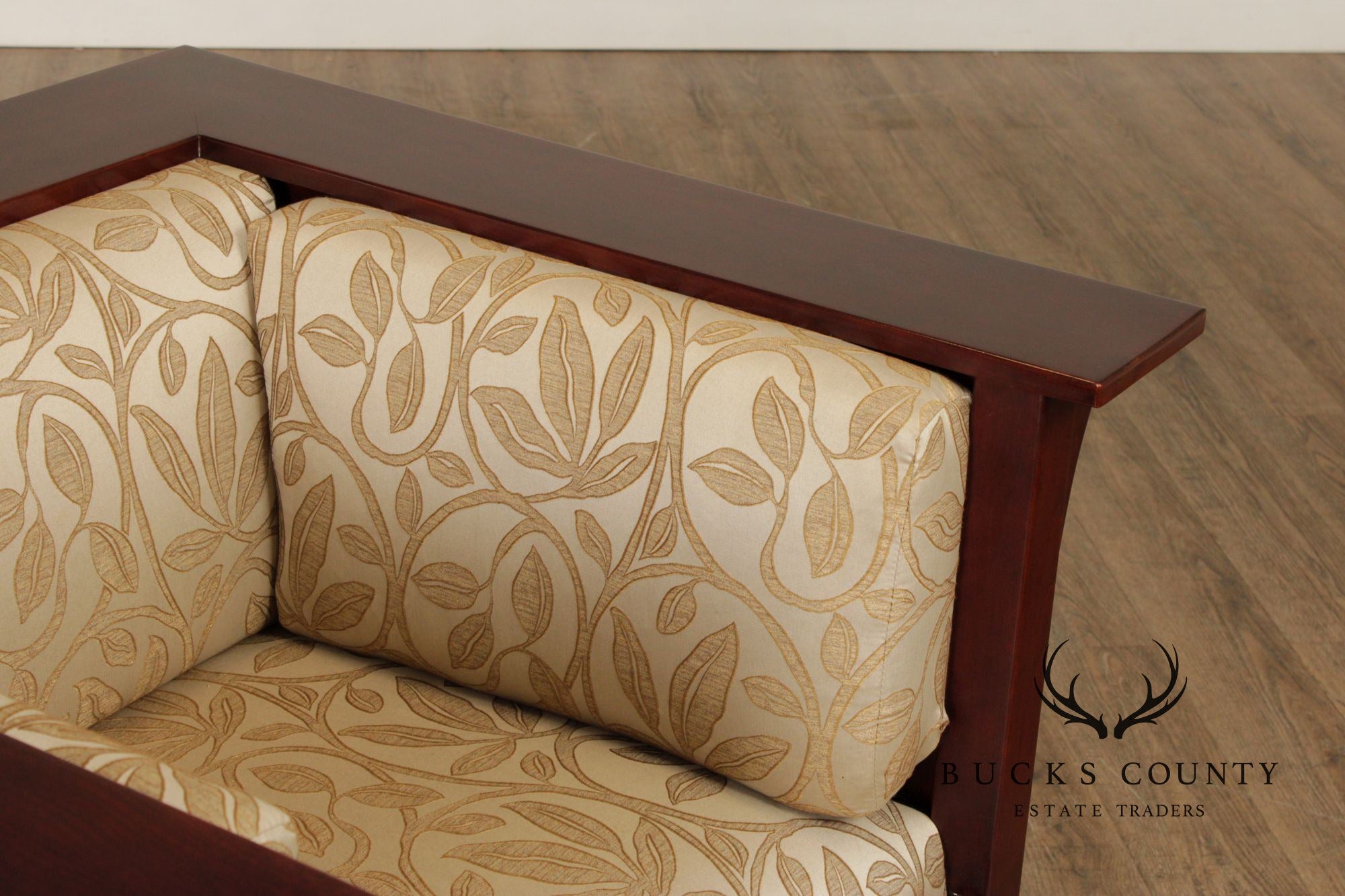 Stickley Mission Collection Cherry Pair Of Prairie Armchairs