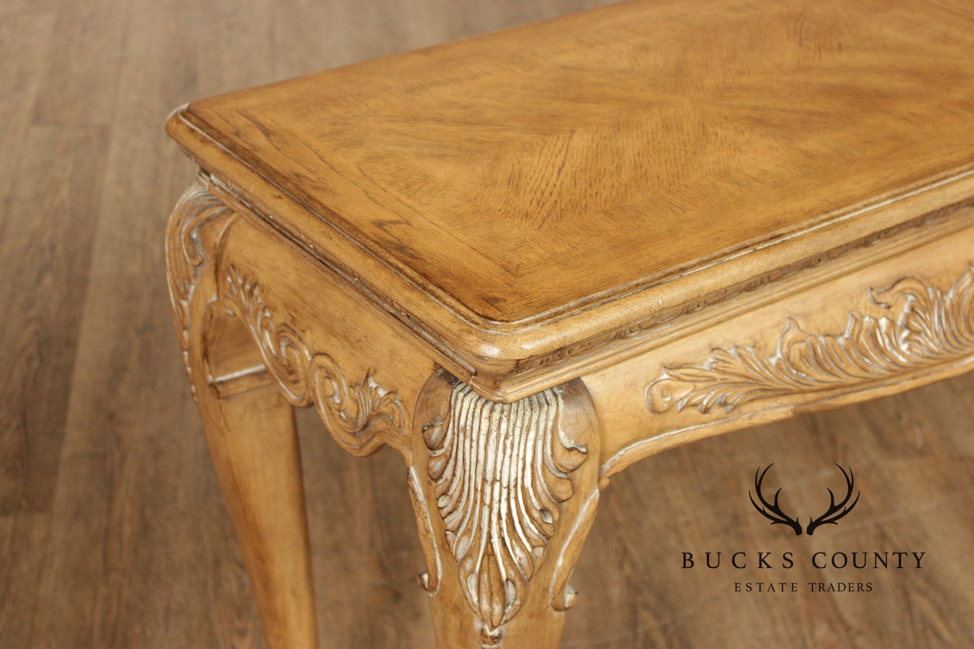 Chippendale Style Carved Console Sofa Table