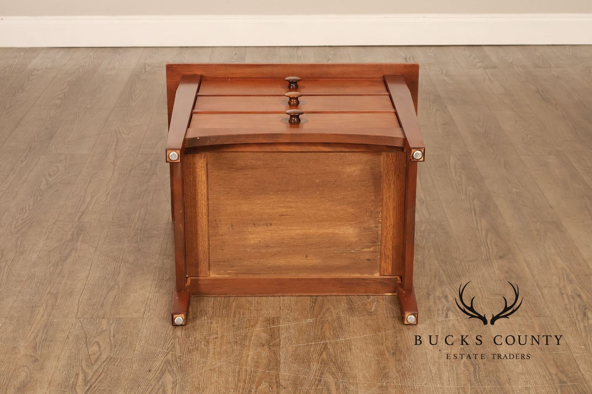 Stickley Mission Collection Harvey Ellis Cherry Three Drawer Nightstands