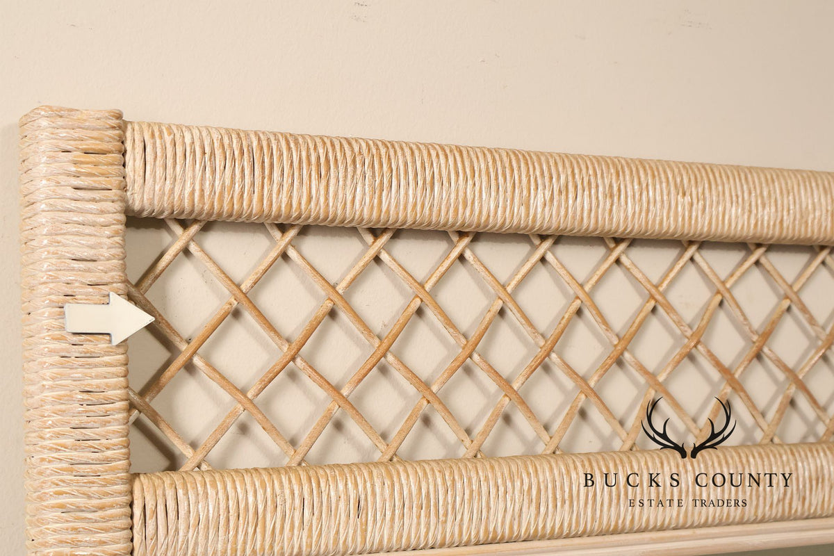 Lexington Henry Link Wicker Pier Mirror