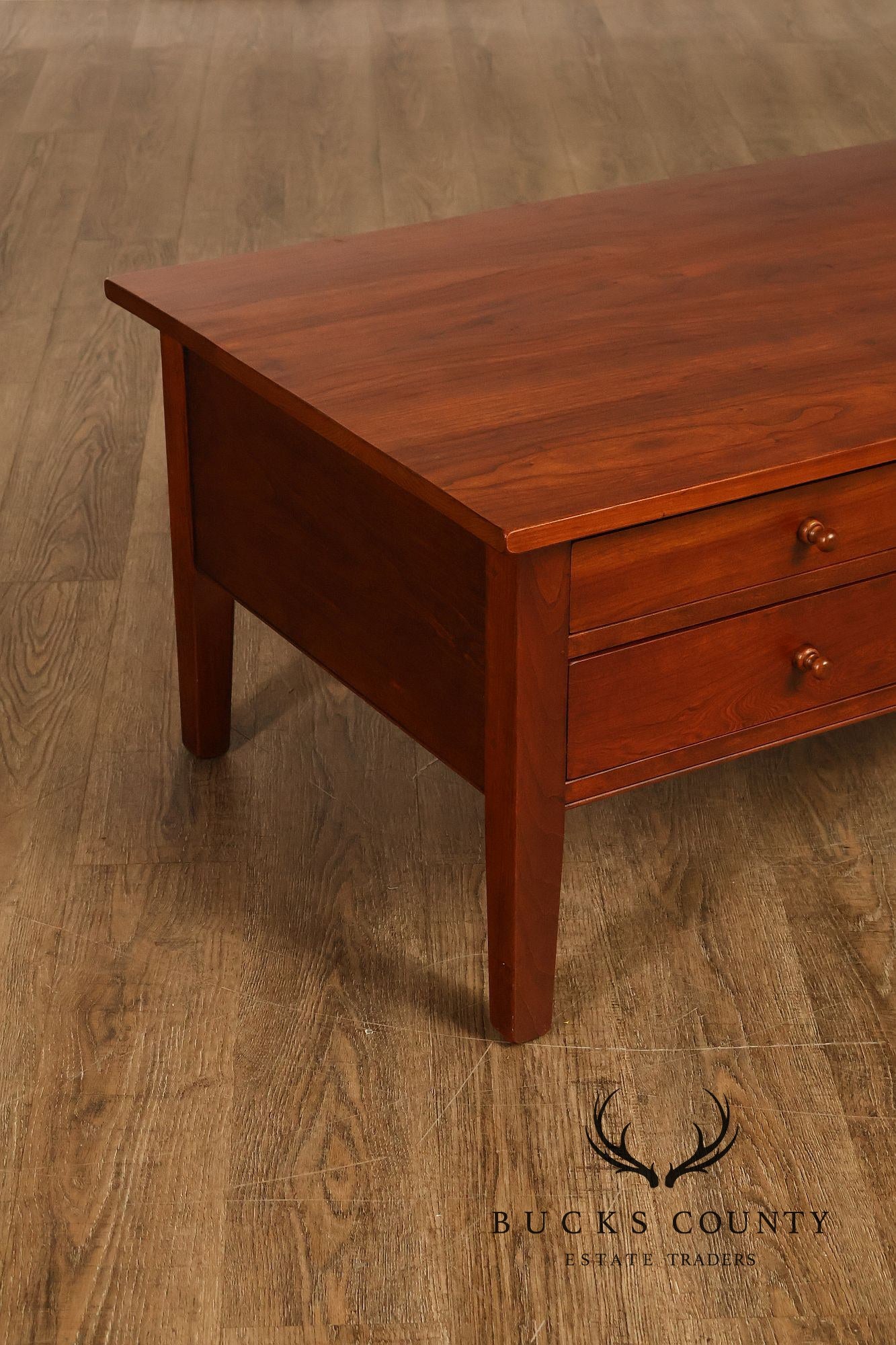 Piper Classics Shaker Style Salem Solid Cherry Coffee Table