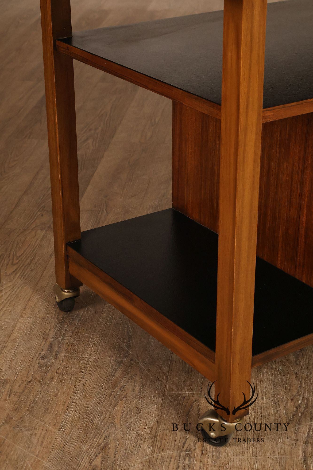 Mid Century Modern Rosewood Server Bar Cart