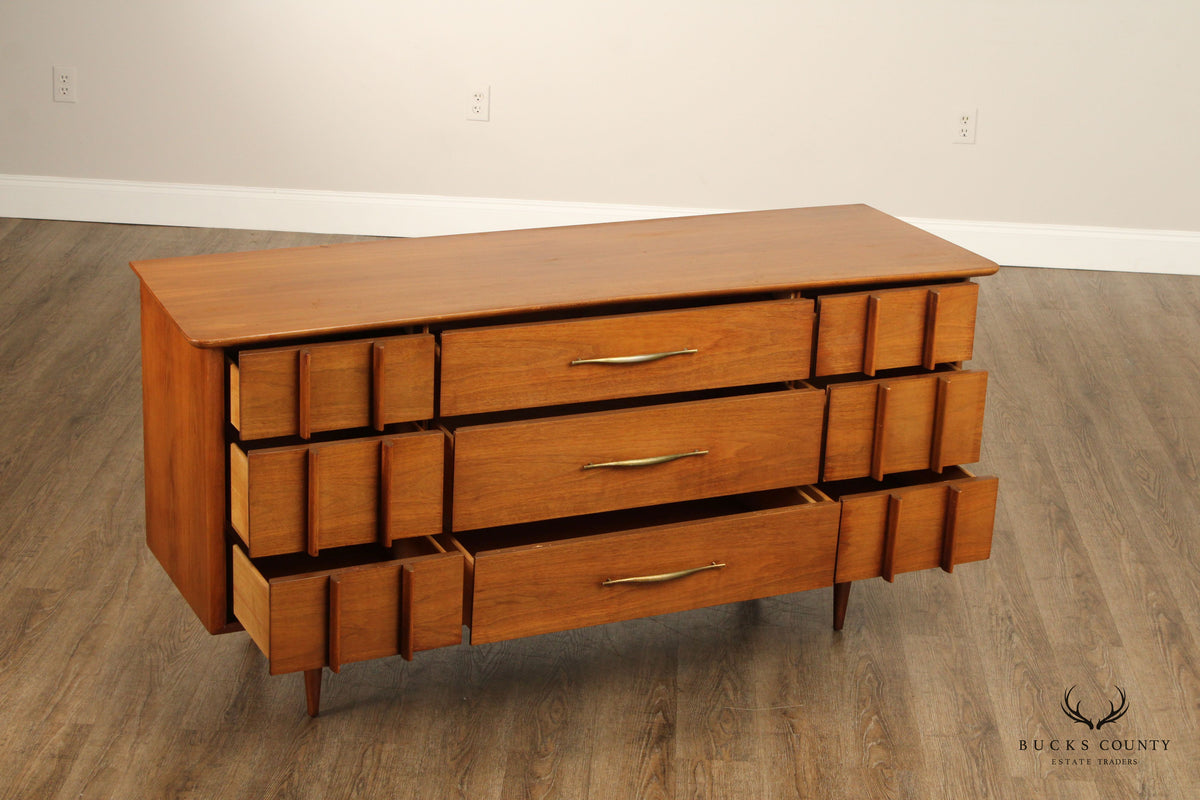 Kent Coffey 'Foreteller' Mid Century Modern Walnut Long Dresser