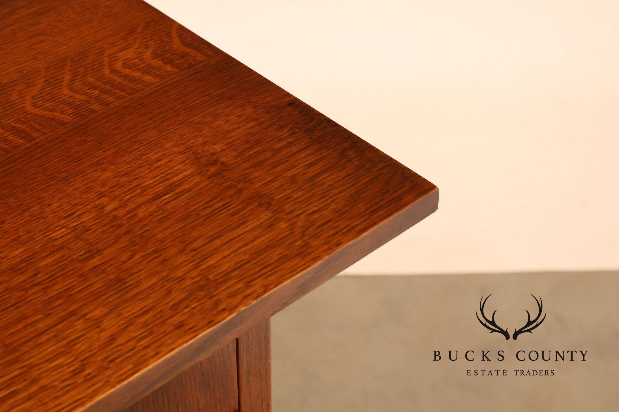 Stickley Harvey Ellis Mission Inlaid Oak Bookcase