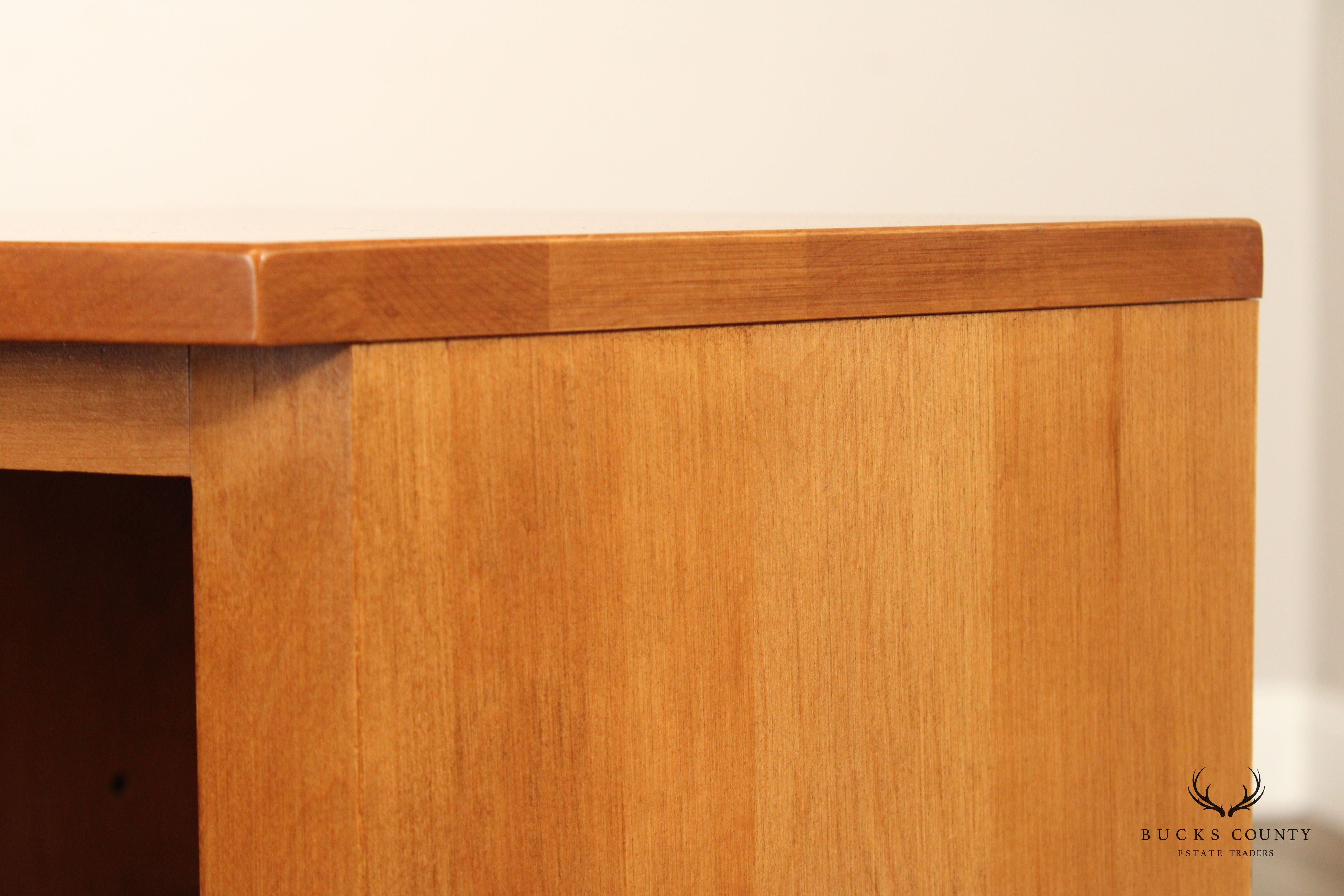 Ethan Allen 'Country Colors' Maple Corner Bookcase