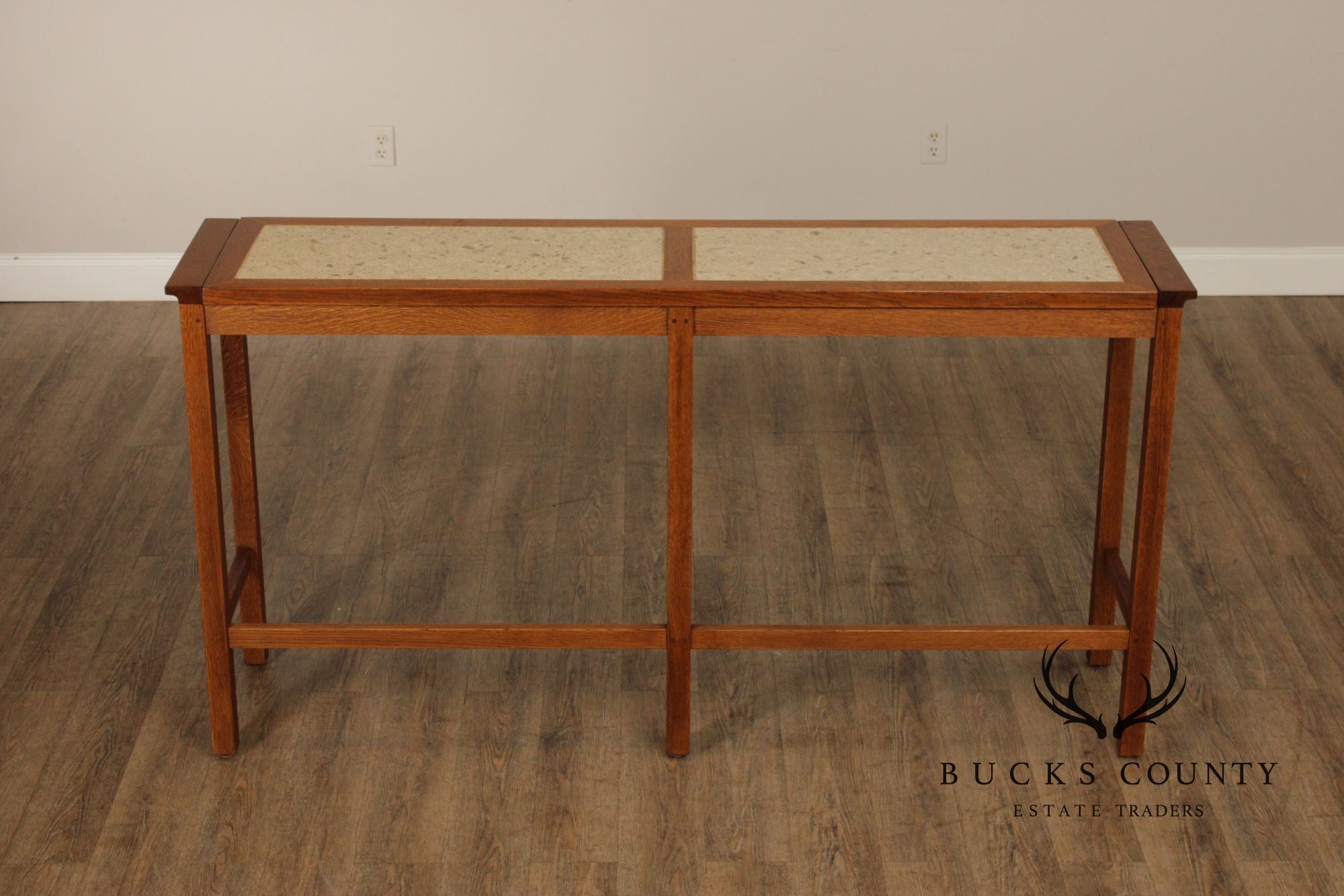 Stickley Mission Collection Oak Counter Height Table