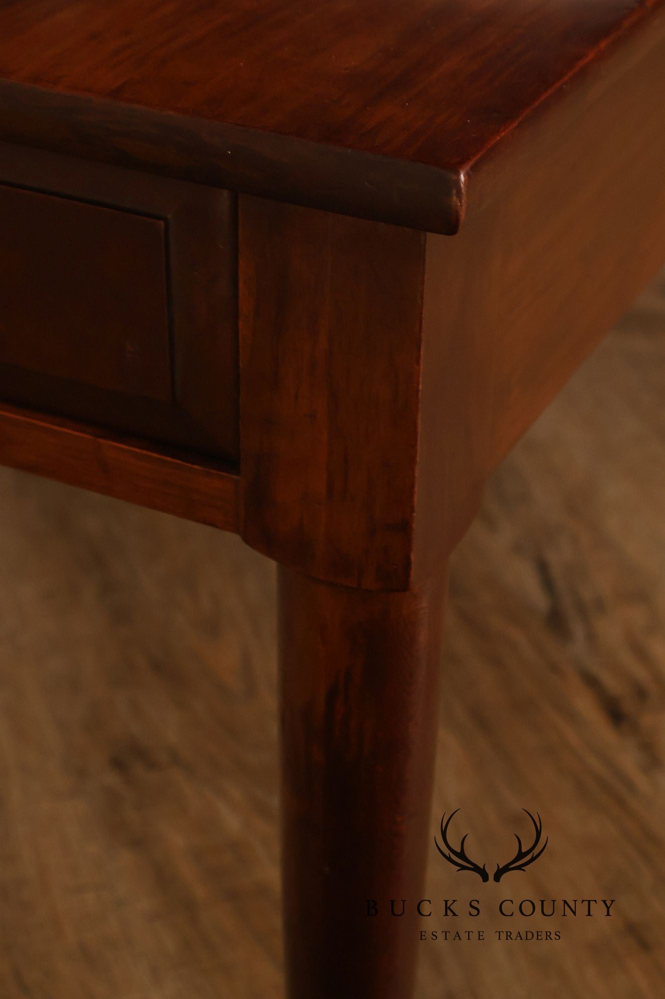 Willett Mid Century Modern Cherry Two Tier Step End Table