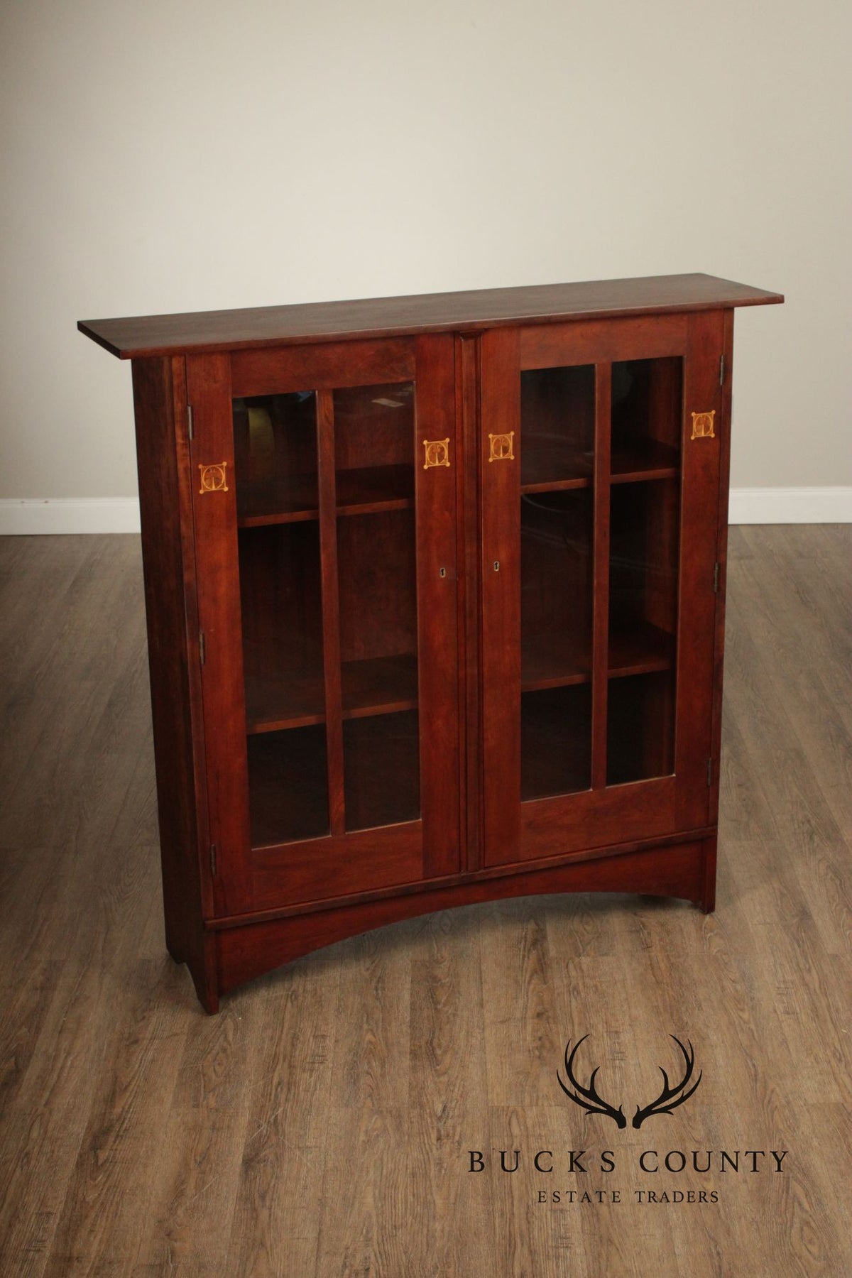 Stickley Mission Collection Cherry Harvey Ellis Bookcase