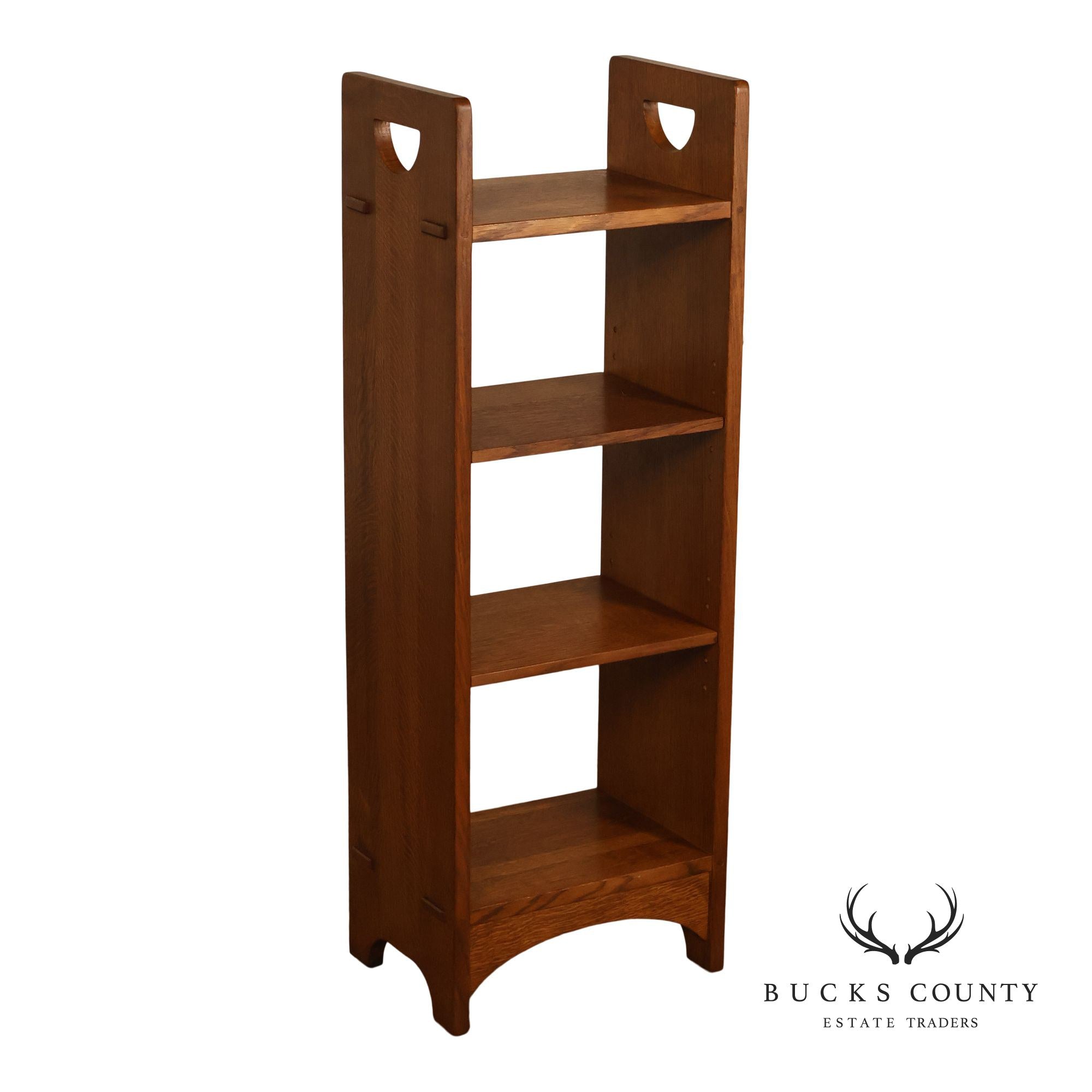 Stickley Mission Collection Oak Magazine Stand Bookcase