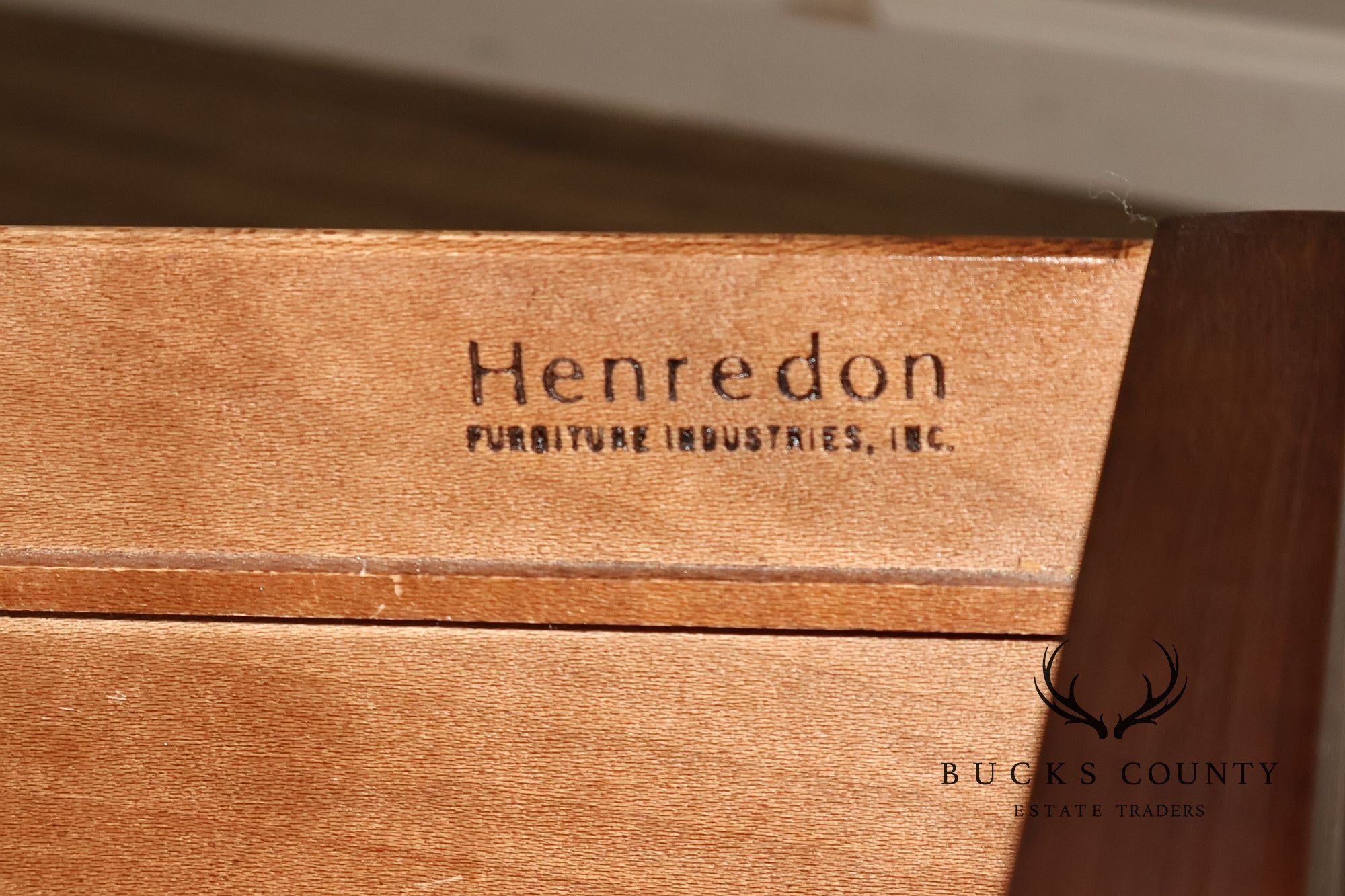 Henredon French Country Style Walnut Armoire