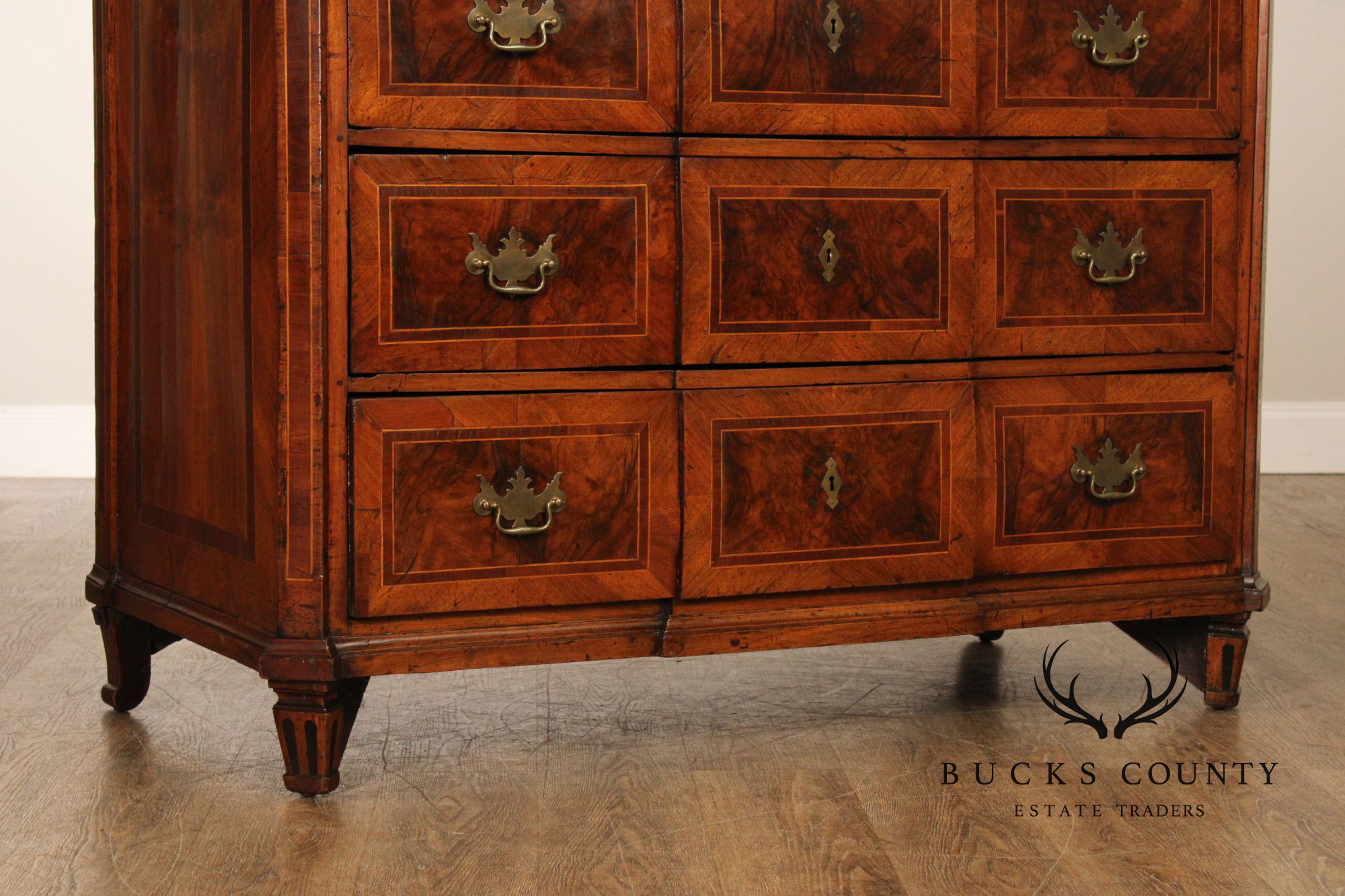 Antique Louis XVI Walnut Chest of Drawers