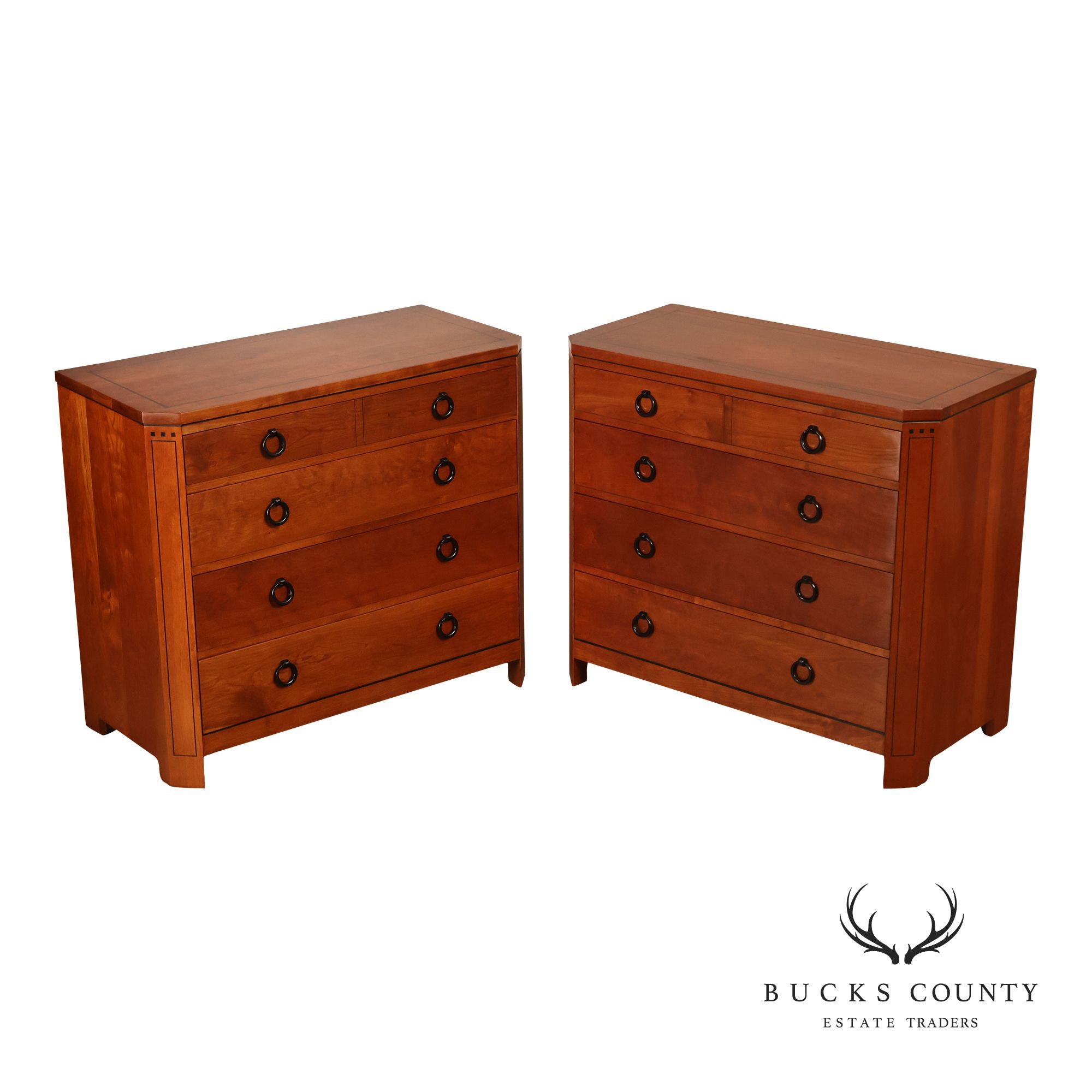 Stickley 21st Century Collection Pair of Cherry Chests