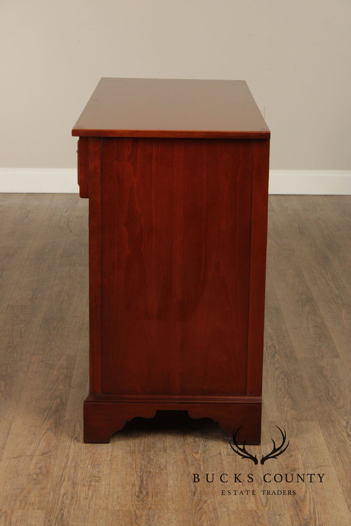 Drexel Wallace Nutting Cherry Colonial Style Sideboard Buffet