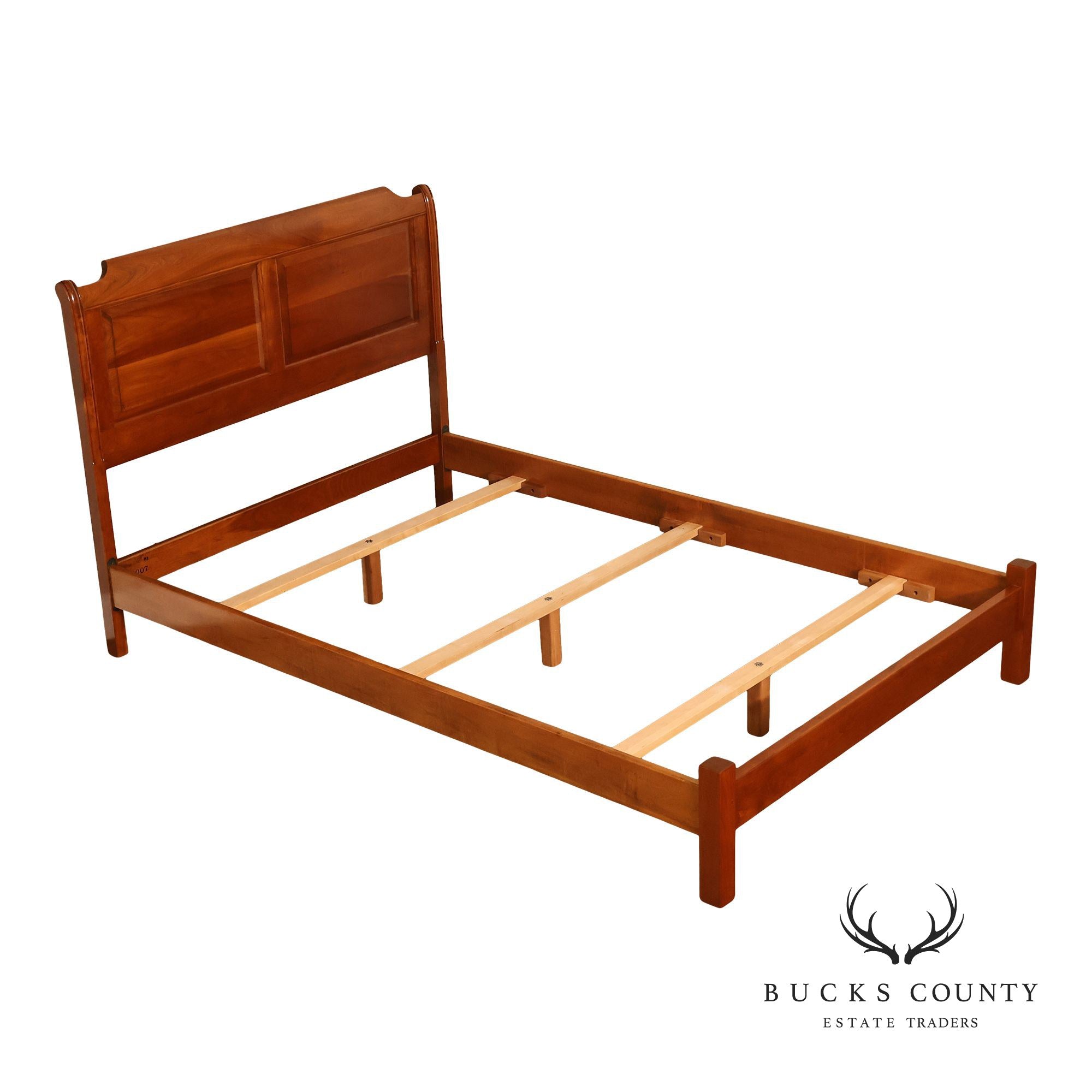 Stickley Solid Cherry Full Size Sleigh Bed