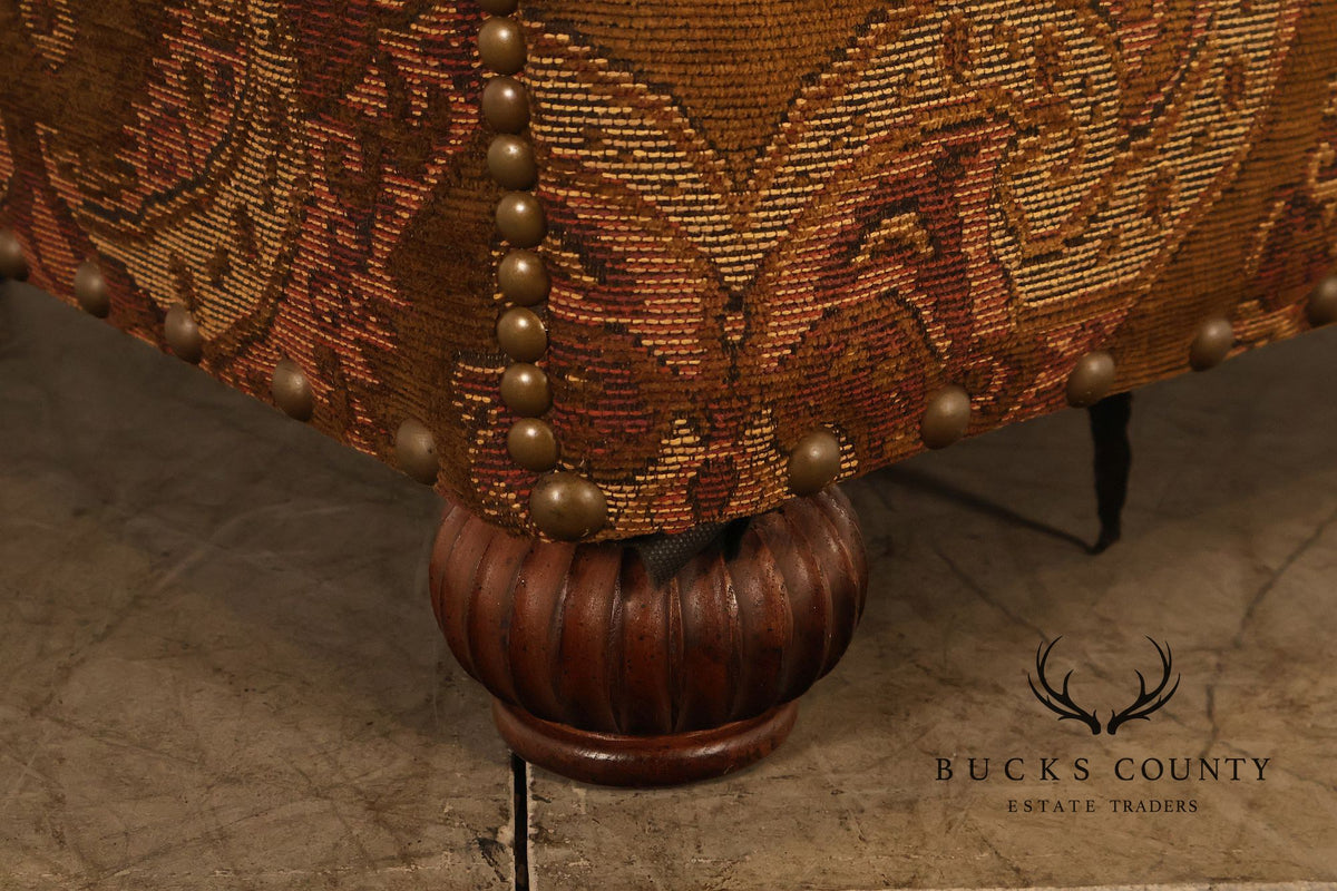 Lillian August Collection Oversized Paisley Upholstered Armchair