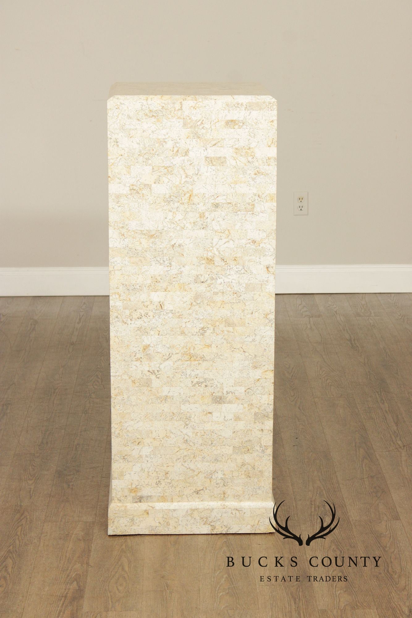 Maitland Smith Tessellated Marble Tall Chest